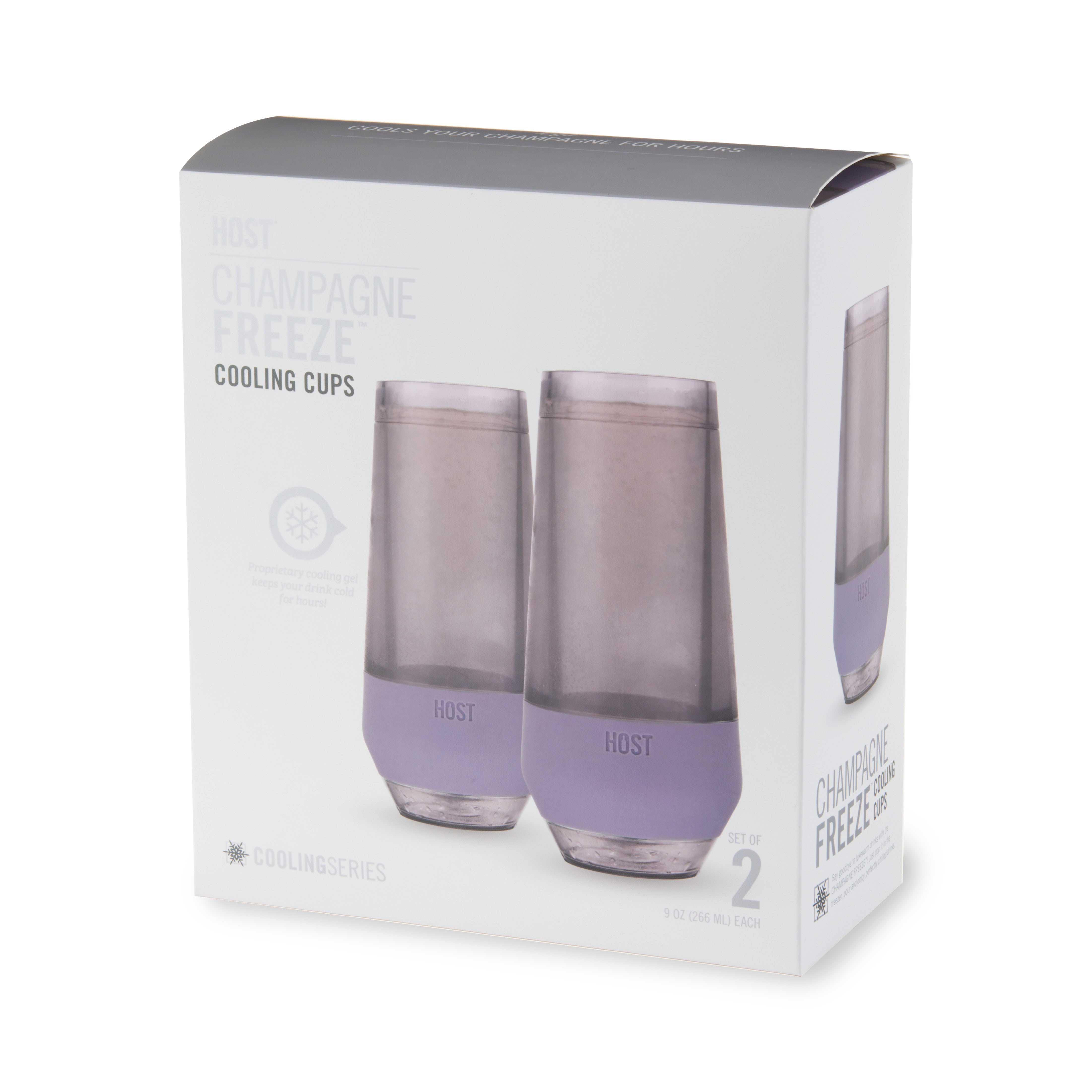 Champagne FREEZE™ in Deep Lilac, Set of 2 - MaisonBeach