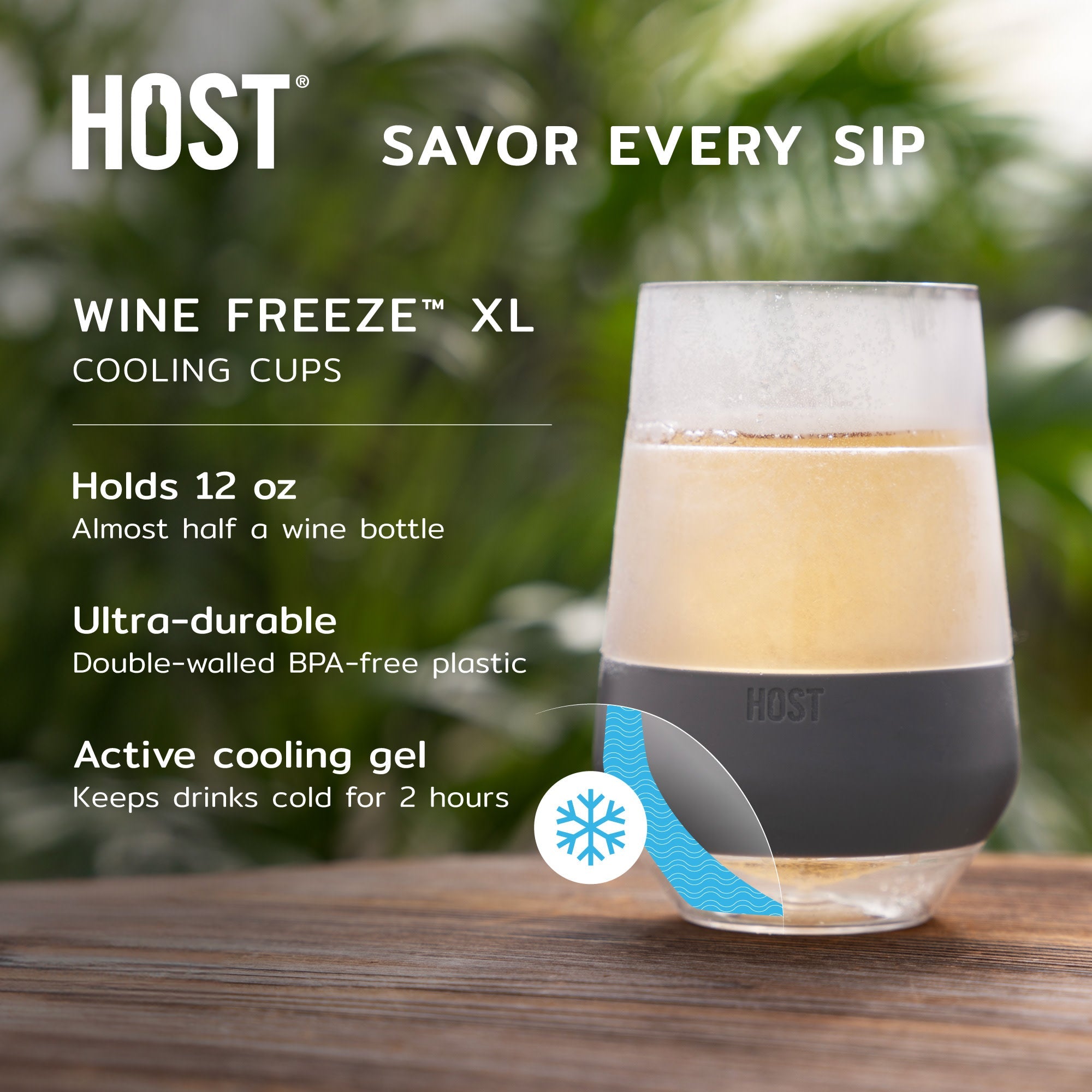 Wine FREEZE™ XL in Gray
