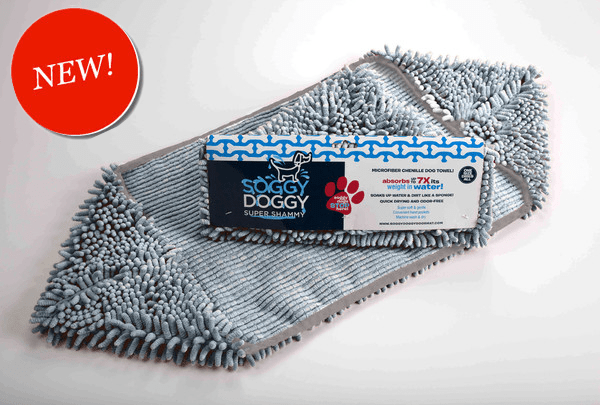 Soggy Doggy Super Shammy: Grey - MaisonBeach