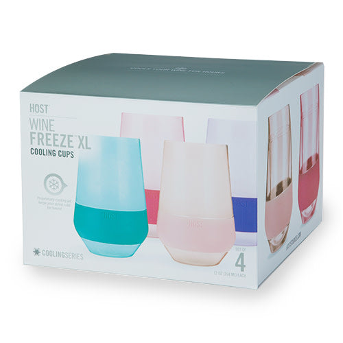 Wine FREEZE™ XL in Tinted Multicolor, Set of 4
