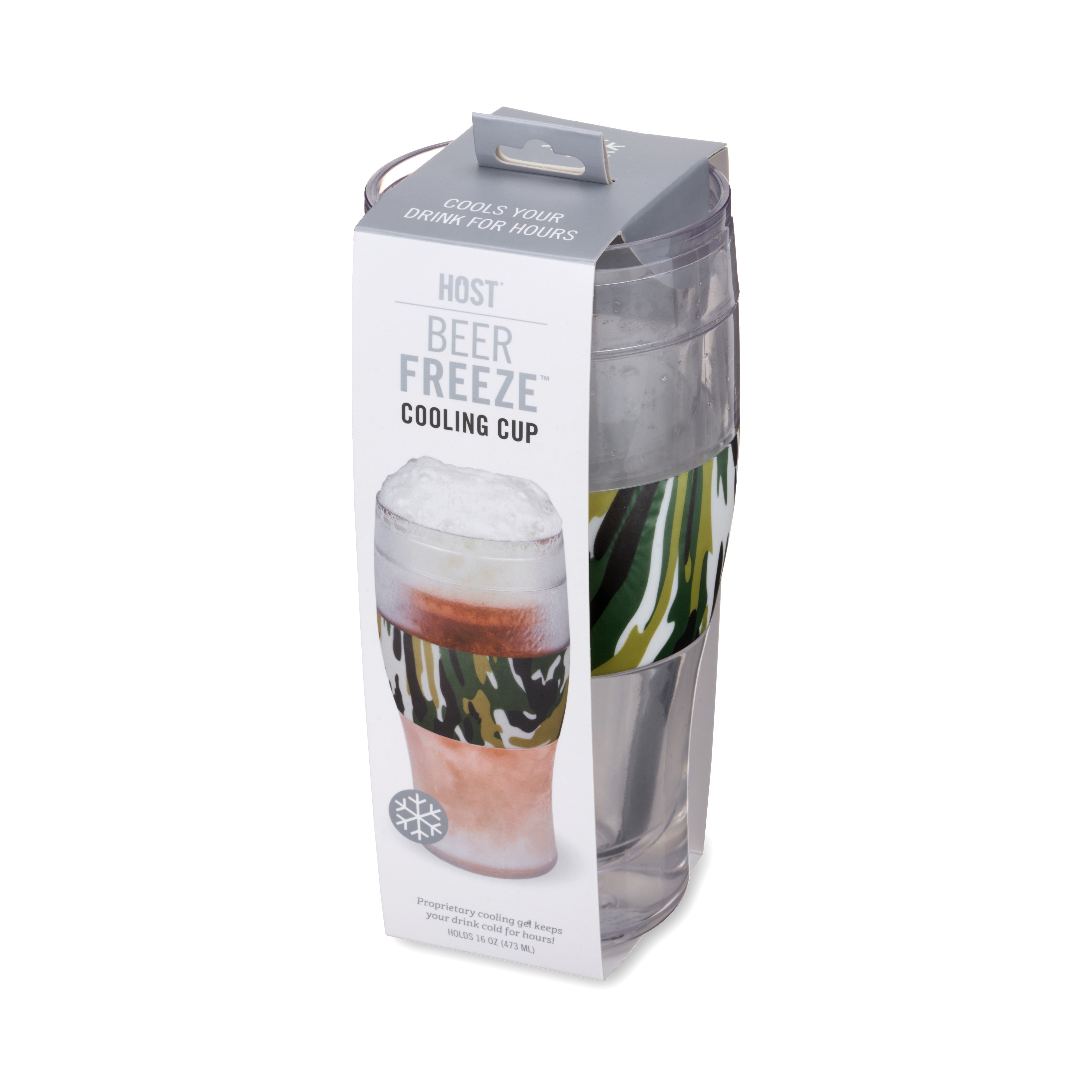 Beer FREEZE™ in Green Camo, Set of 1 - MaisonBeach