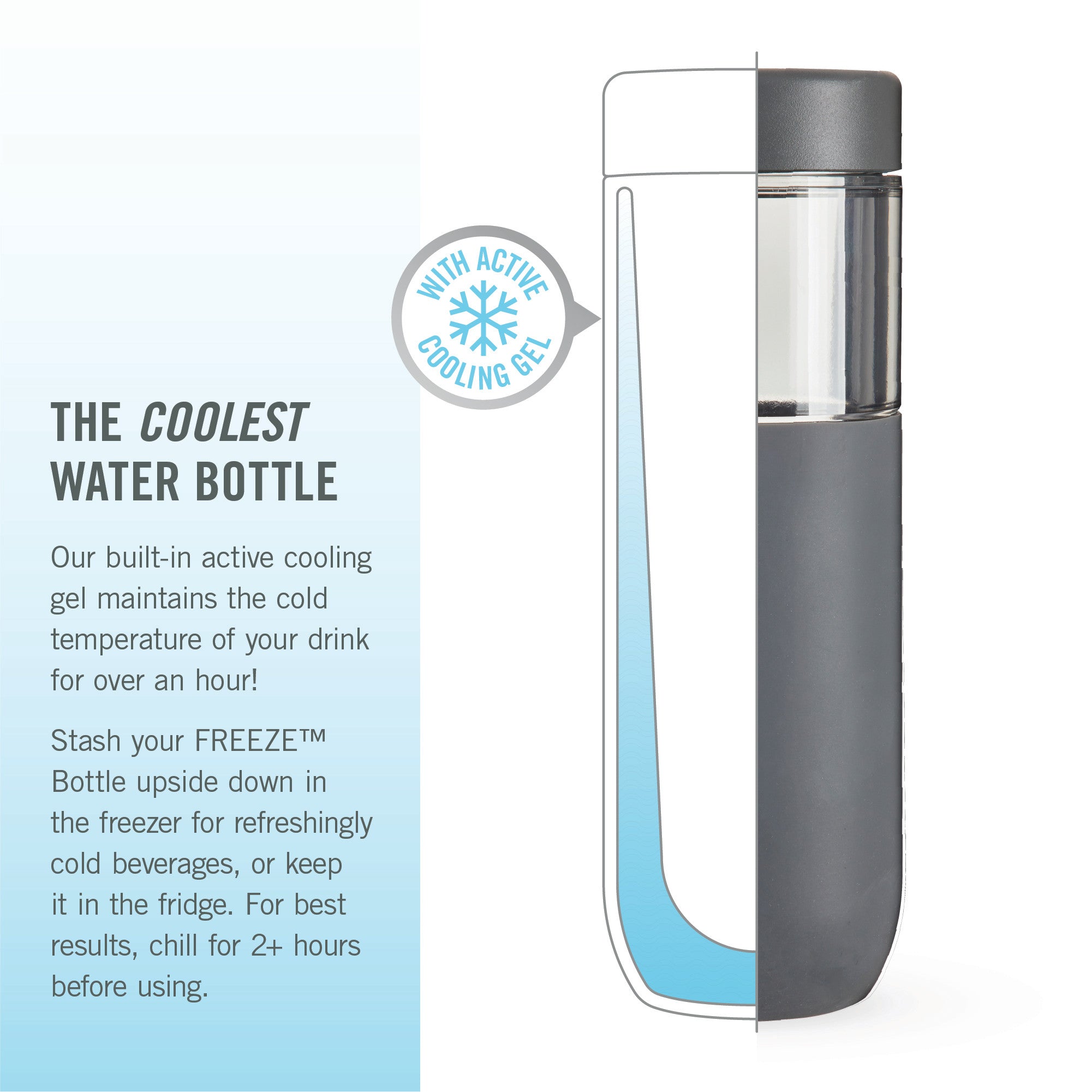 FREEZE™ Bottle in Gray - MaisonBeach