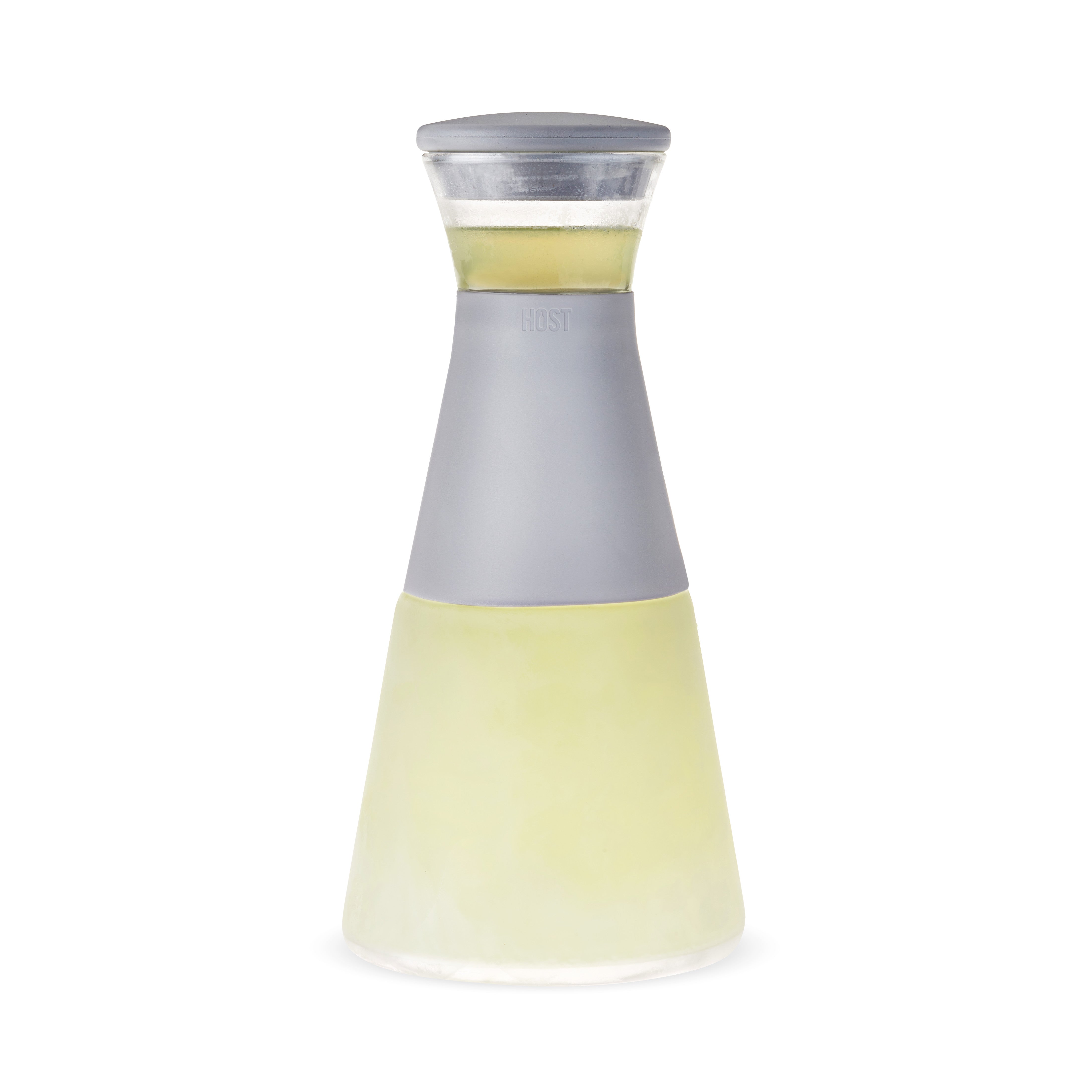 Glass FREEZE™ Carafe with Lid in Gray - MaisonBeach
