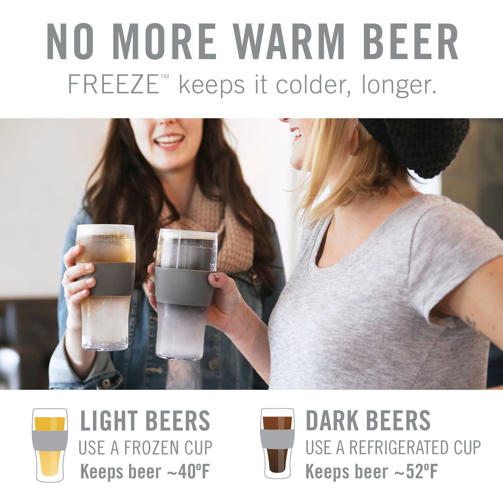 Beer FREEZE™ in Gray - MaisonBeach