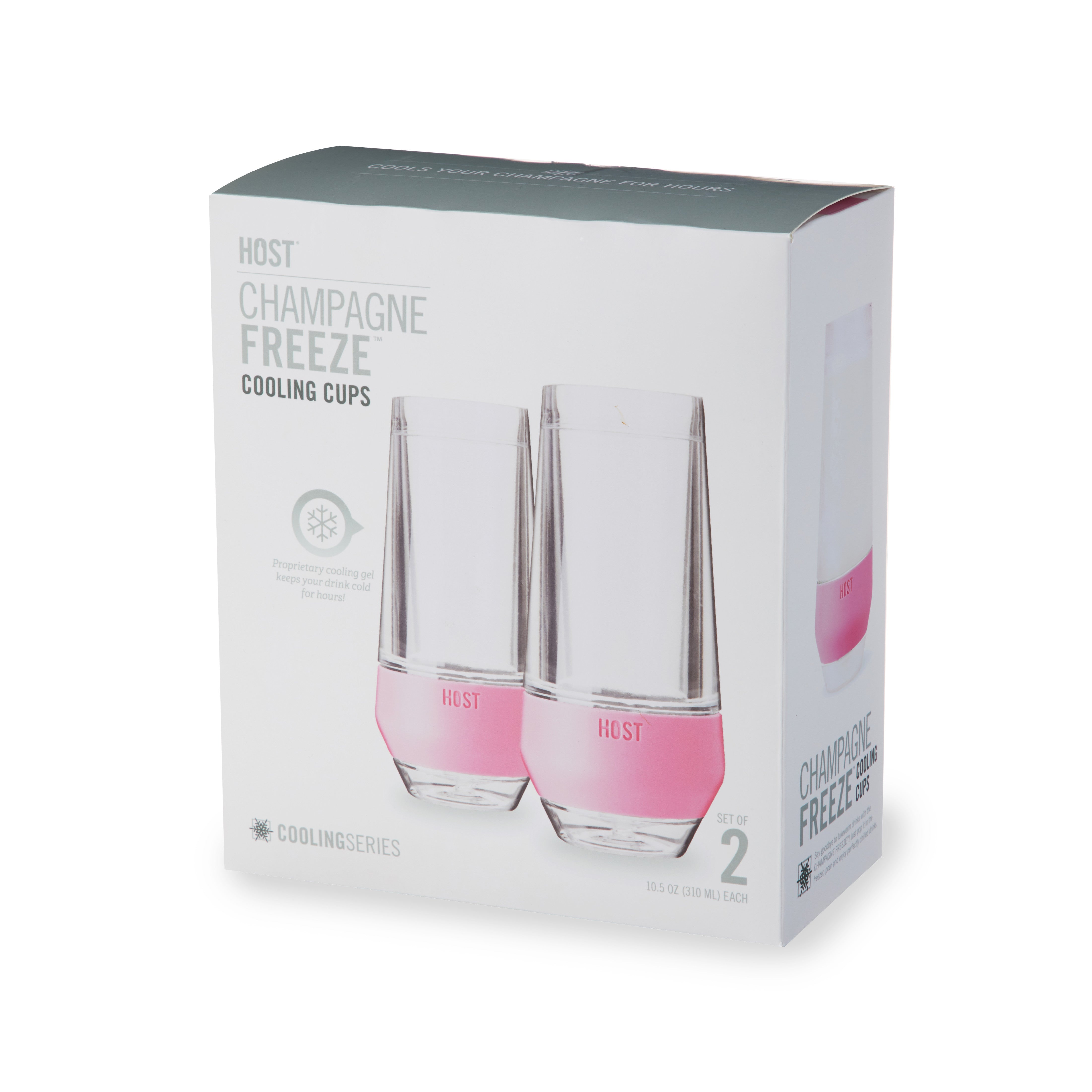Champagne FREEZE™ in Blush Tint, Set of 2 - MaisonBeach