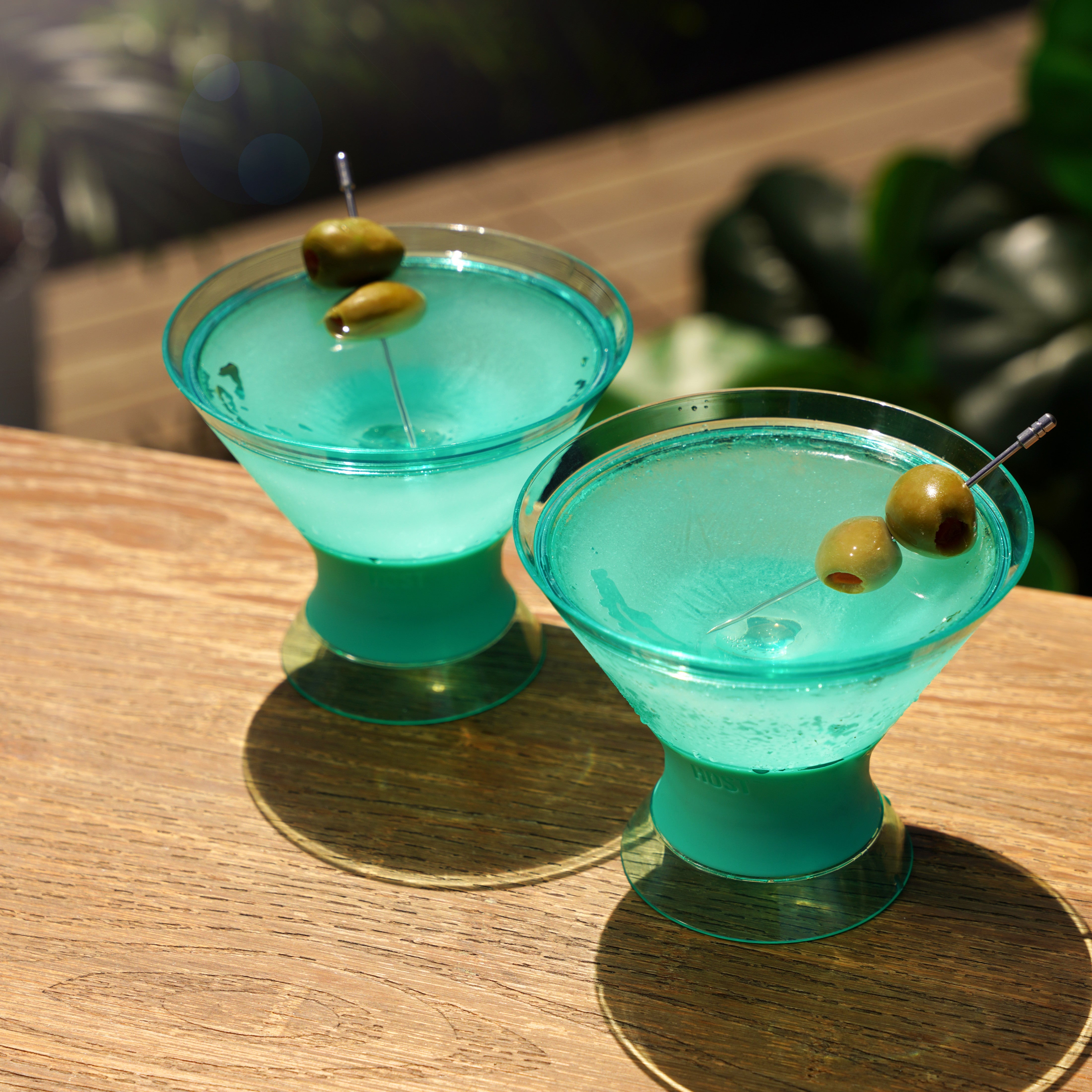Martini FREEZE™ in Tinted Aqua, Set of 2