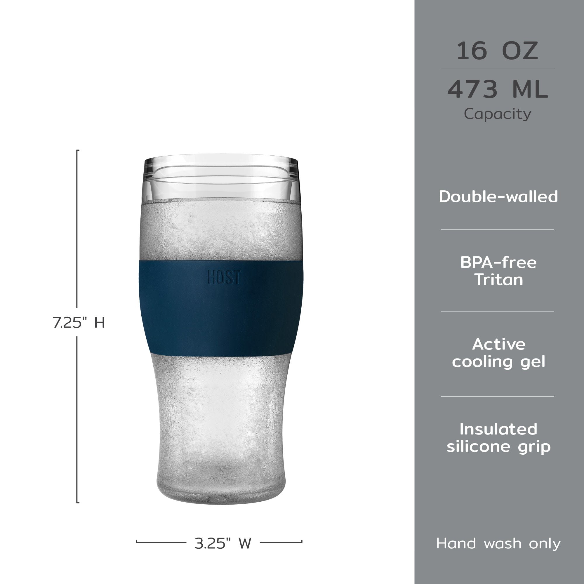 Beer FREEZE™ in Varsity Blue, Set of 2 - MaisonBeach