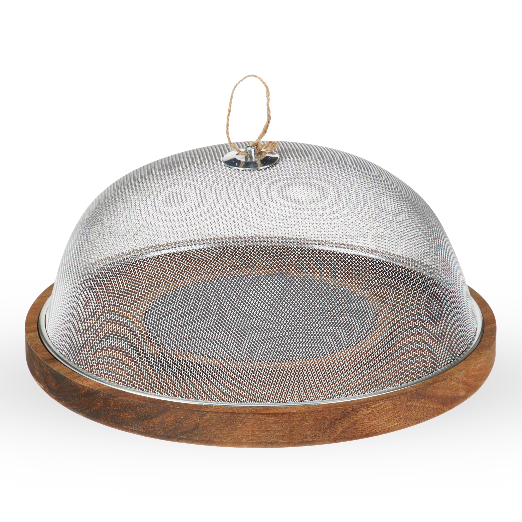 Modern Manor Slate & Acacia Cheese Board with Dome