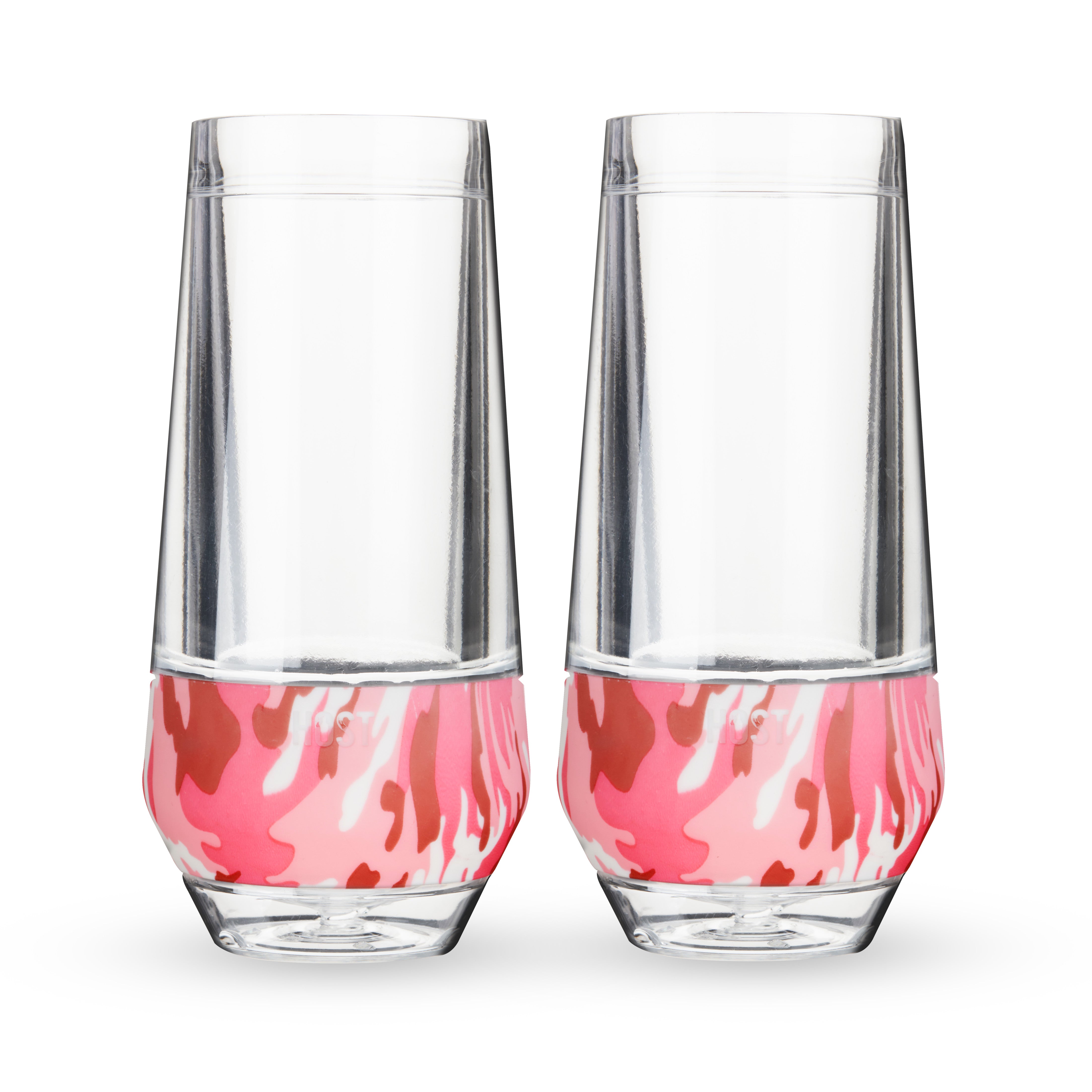 Champagne FREEZE™ in Pink Camo, Set of 2 - MaisonBeach
