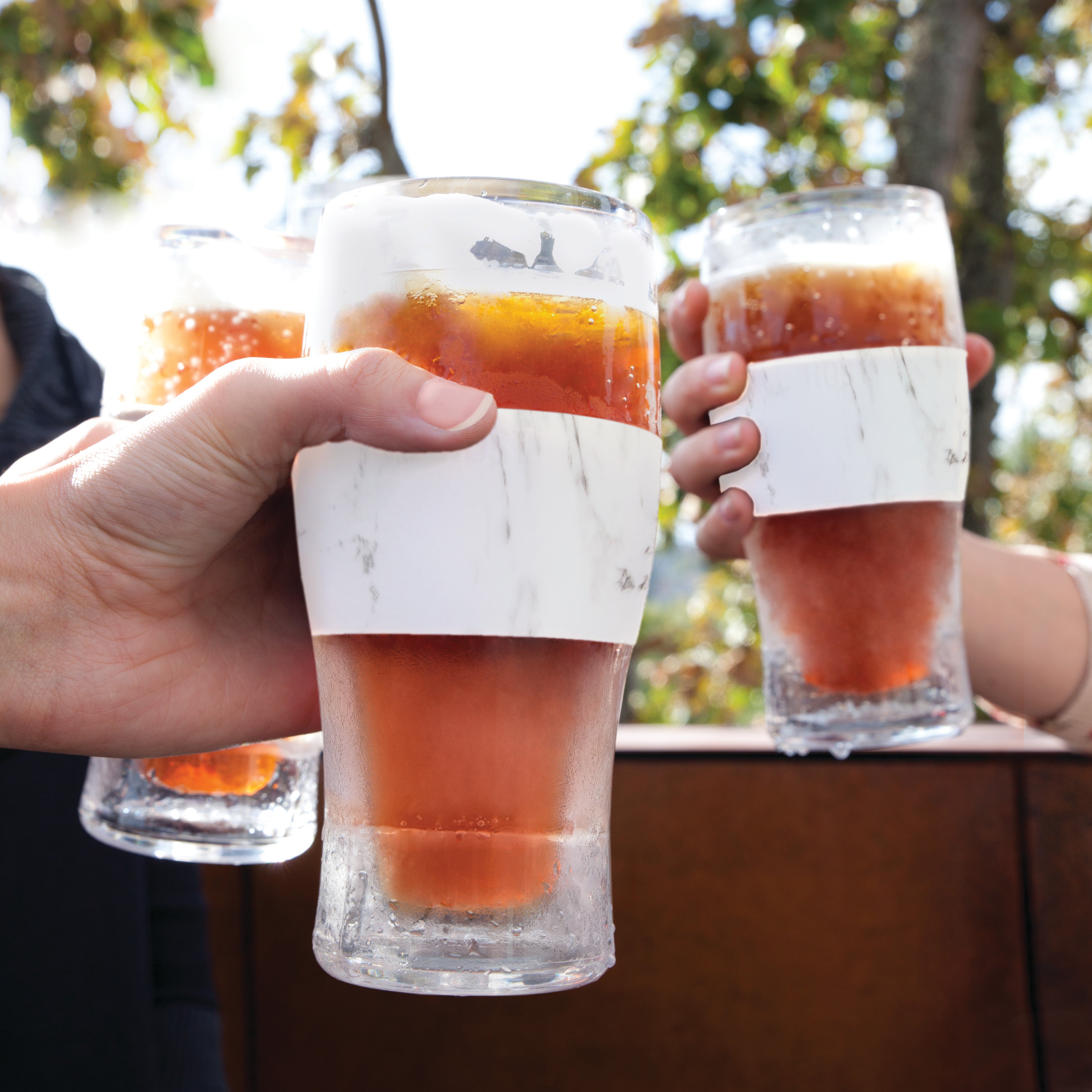 Beer FREEZE™ in Marble, Set of 2 - MaisonBeach
