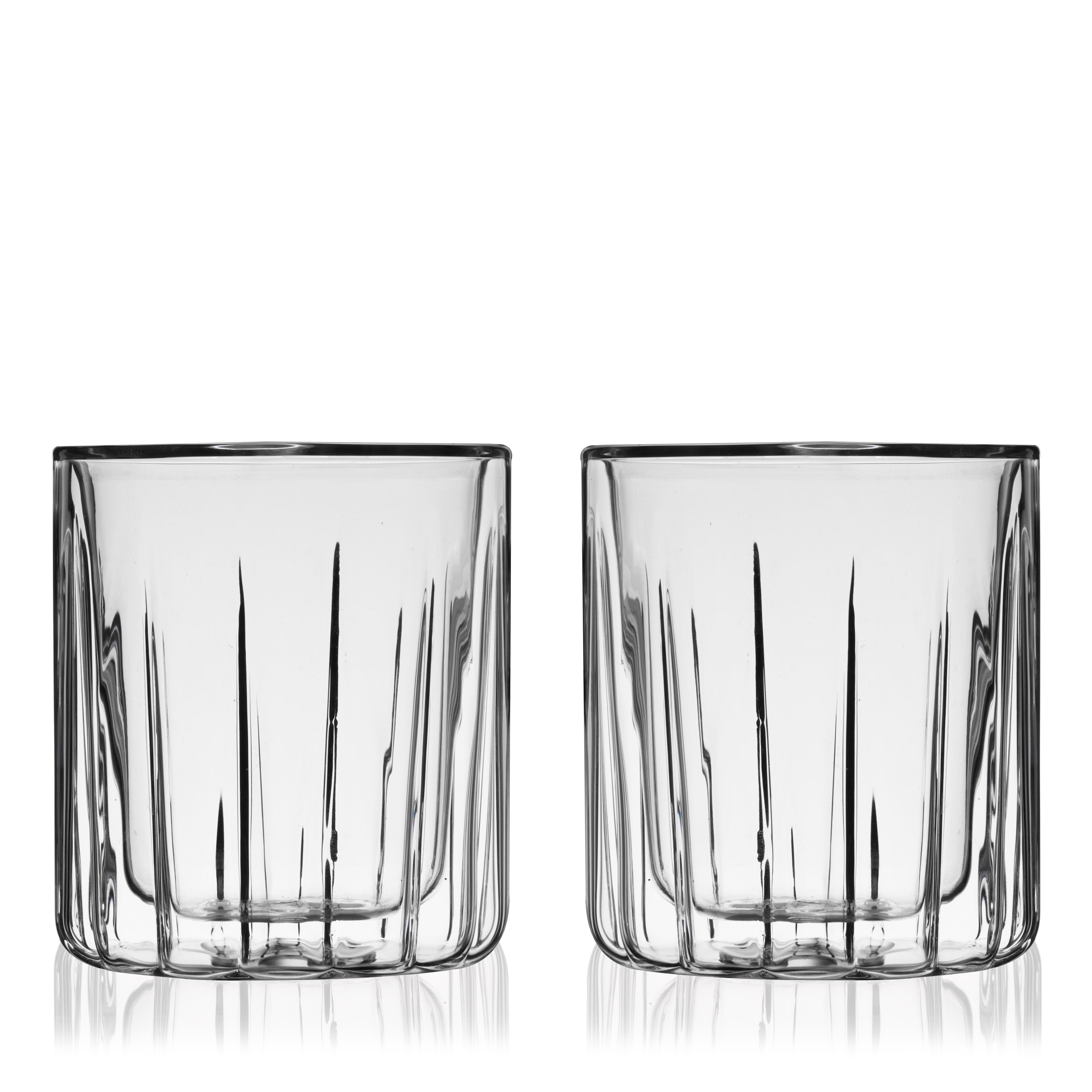 Double-Walled Rocks Glasses Set of 2