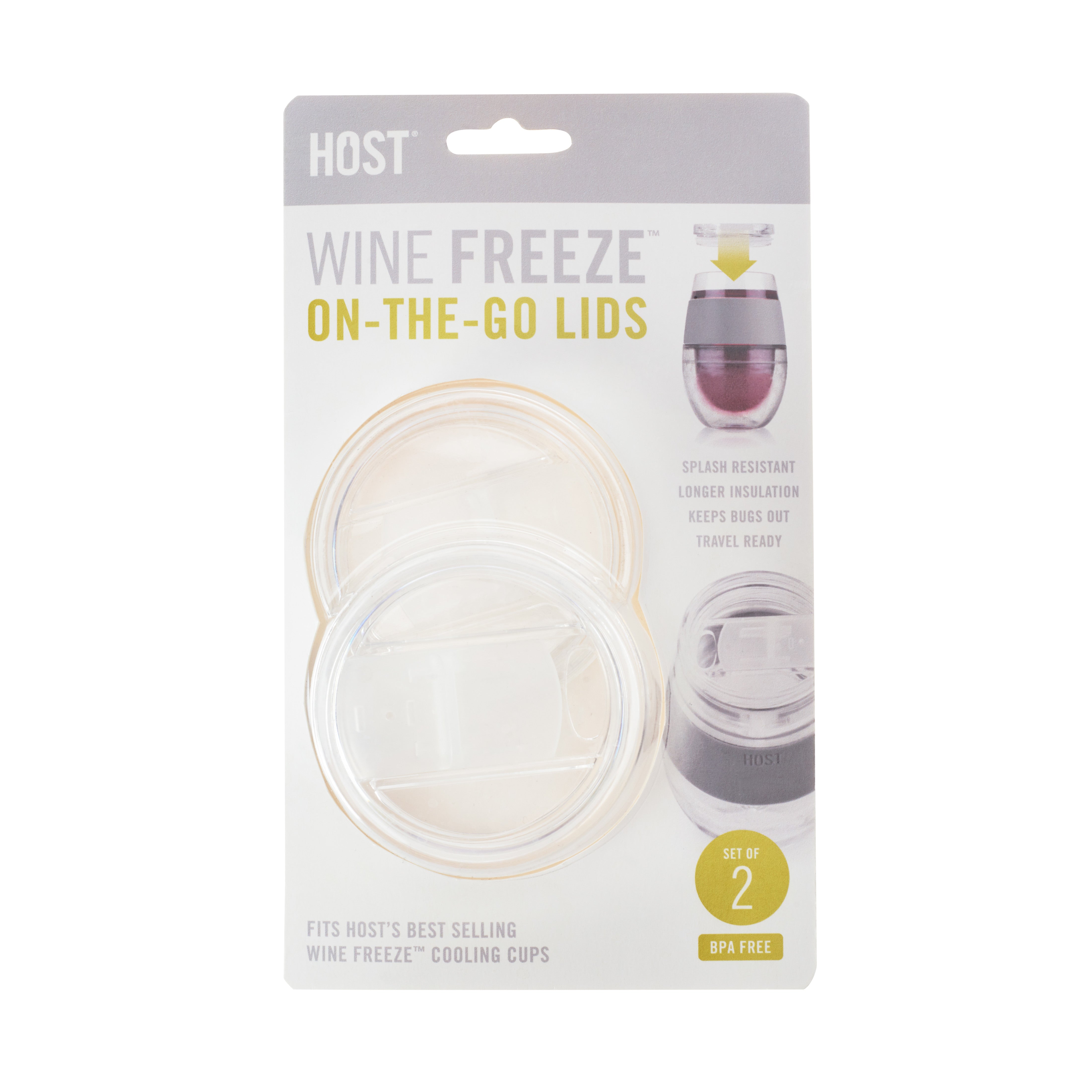 Wine FREEZE™ Lids, Set of 2