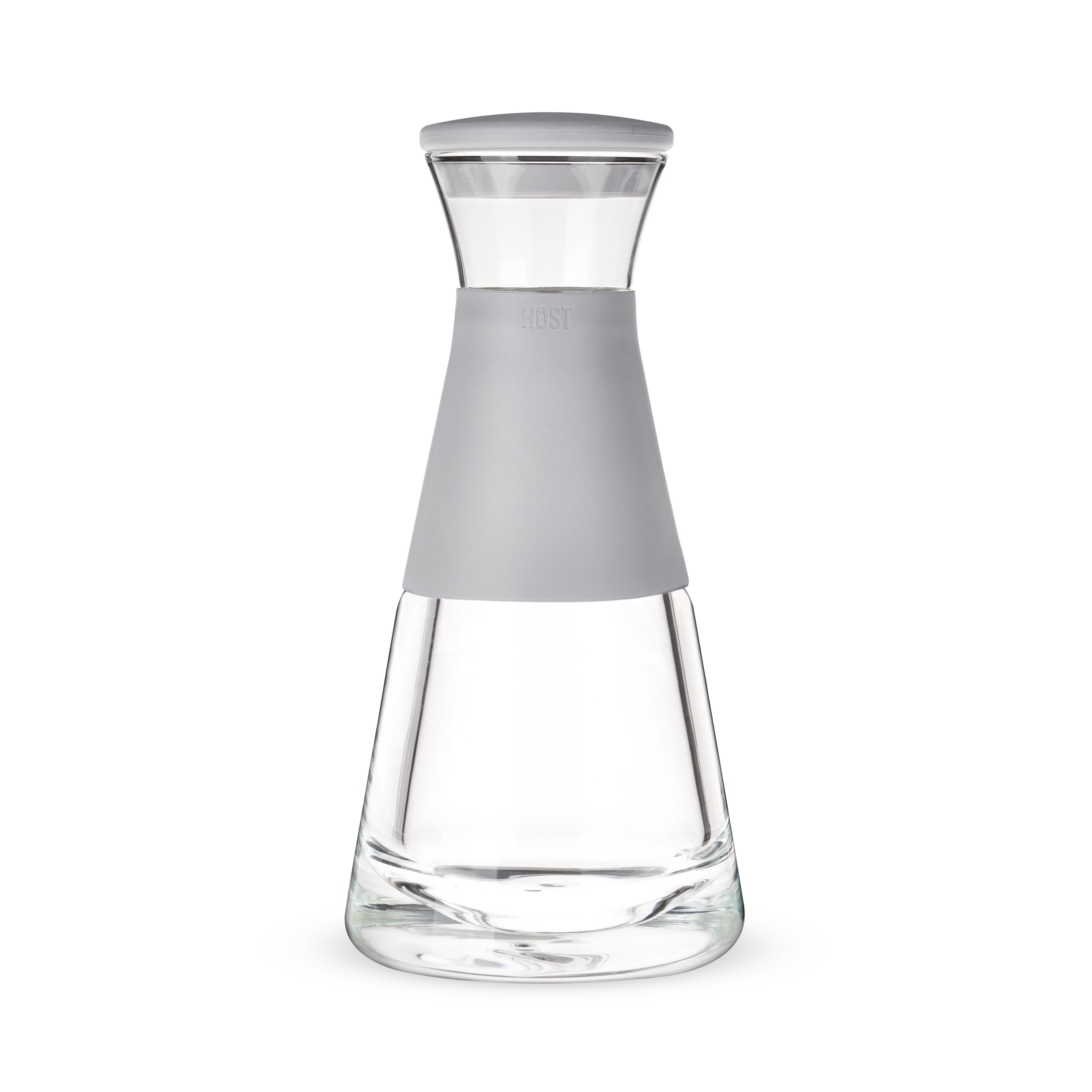 Glass FREEZE™ Carafe with Lid in Gray