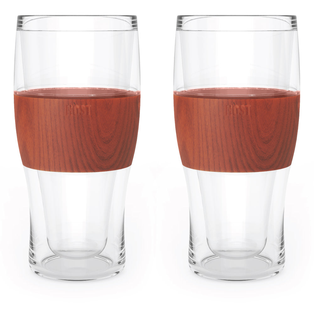 Beer FREEZE™ in Wood, Set of 2 - MaisonBeach