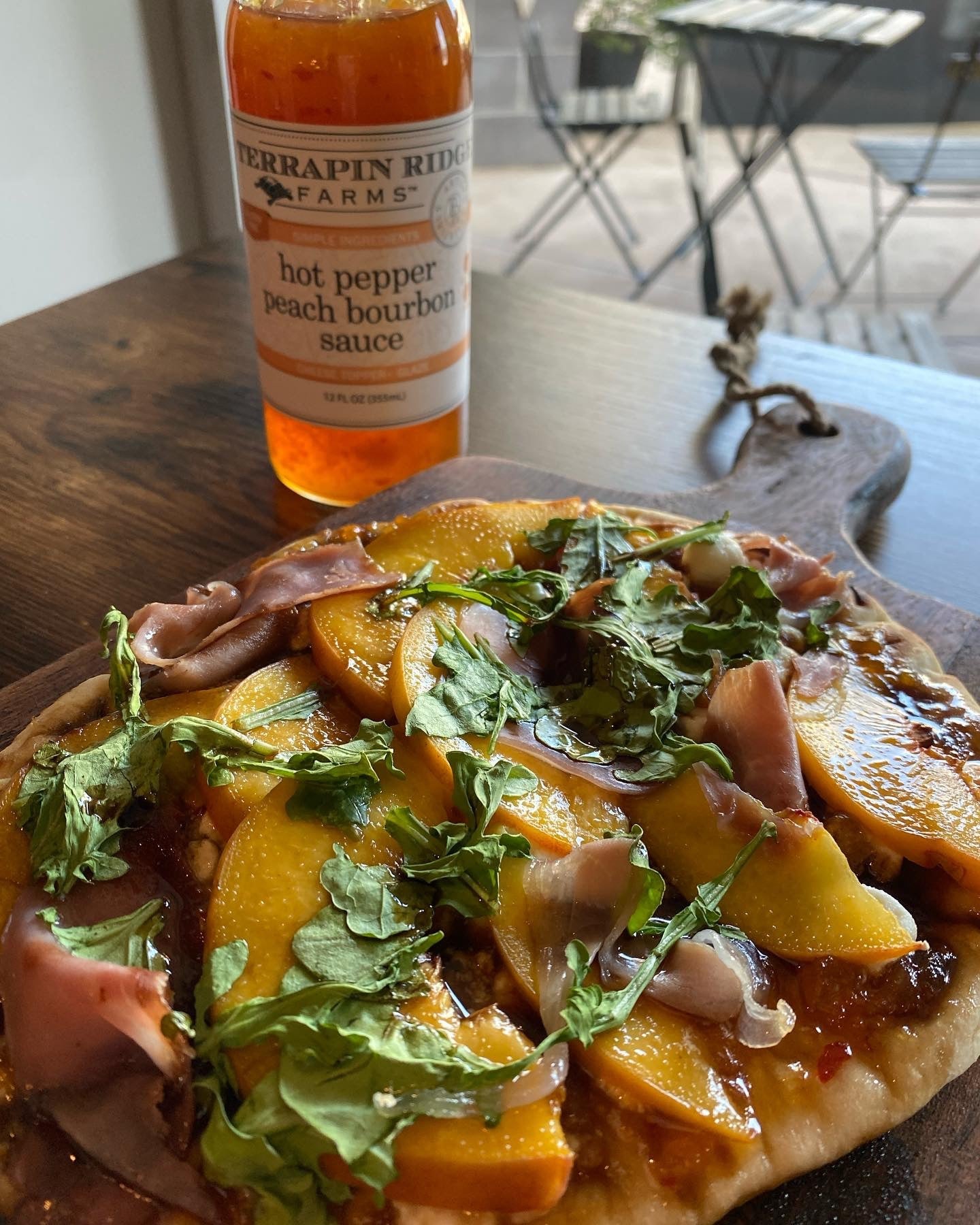 Hot Pepper Peach Bourbon Sauce - MaisonBeach