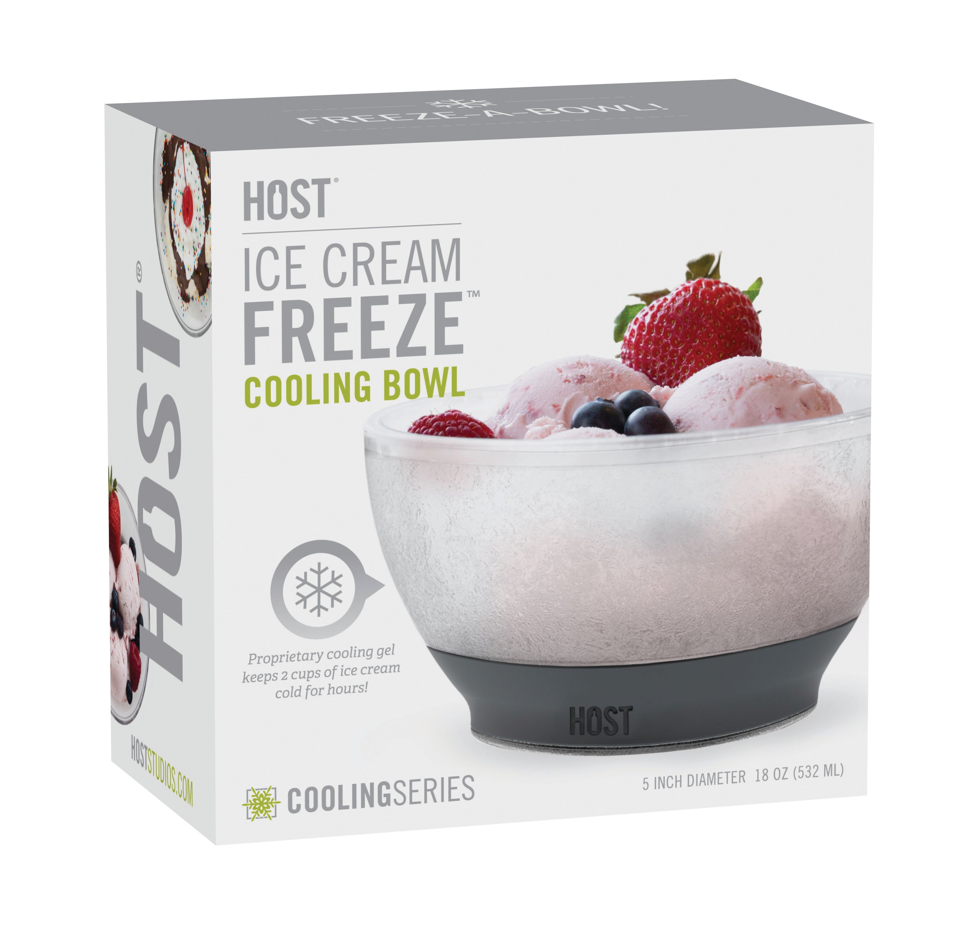 Ice Cream FREEZE™ Bowl in Gray