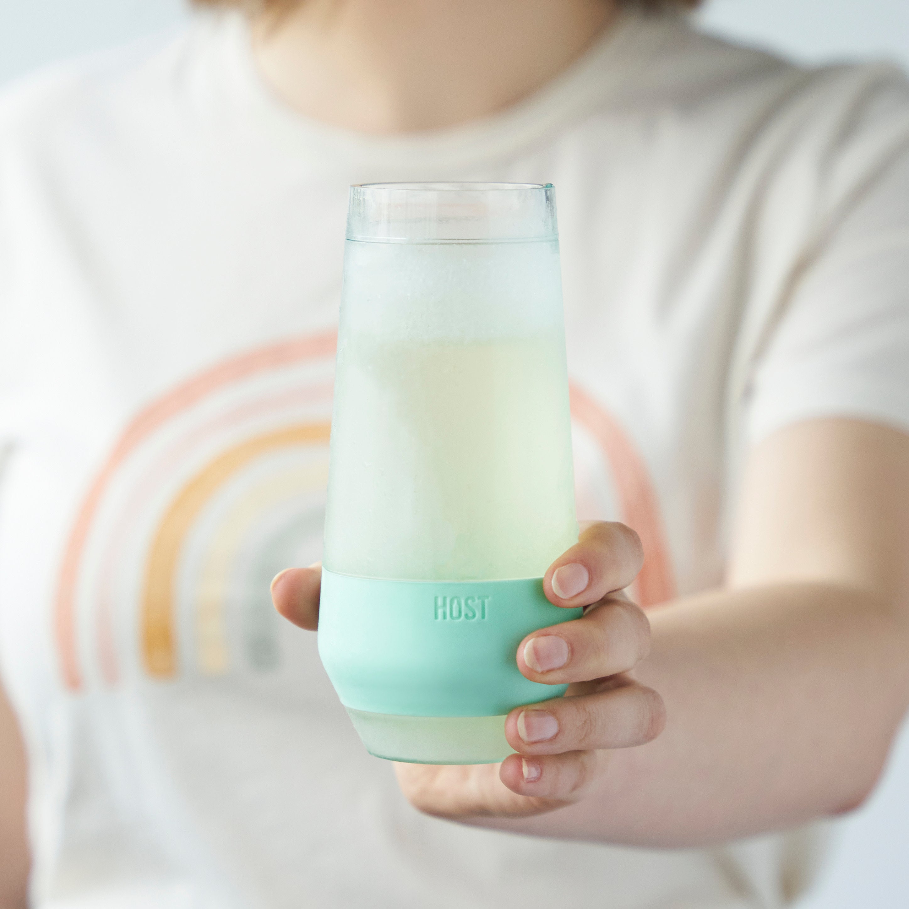 Champagne FREEZE™ in Seafoam Tint, Set of 2 - MaisonBeach