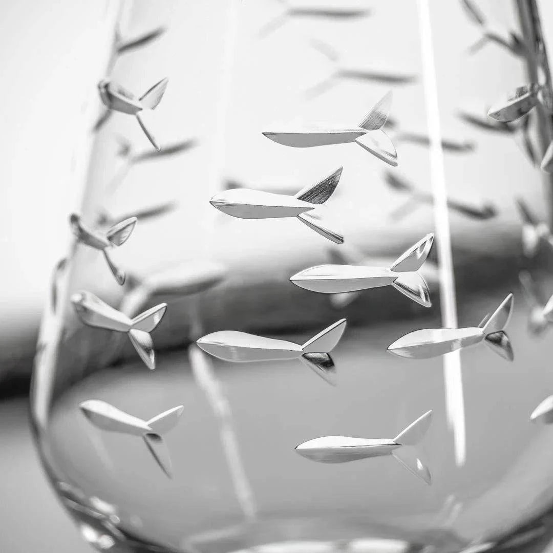 School of Fish 17oz. Stemless Tumblers-Set of 2 - MaisonBeach