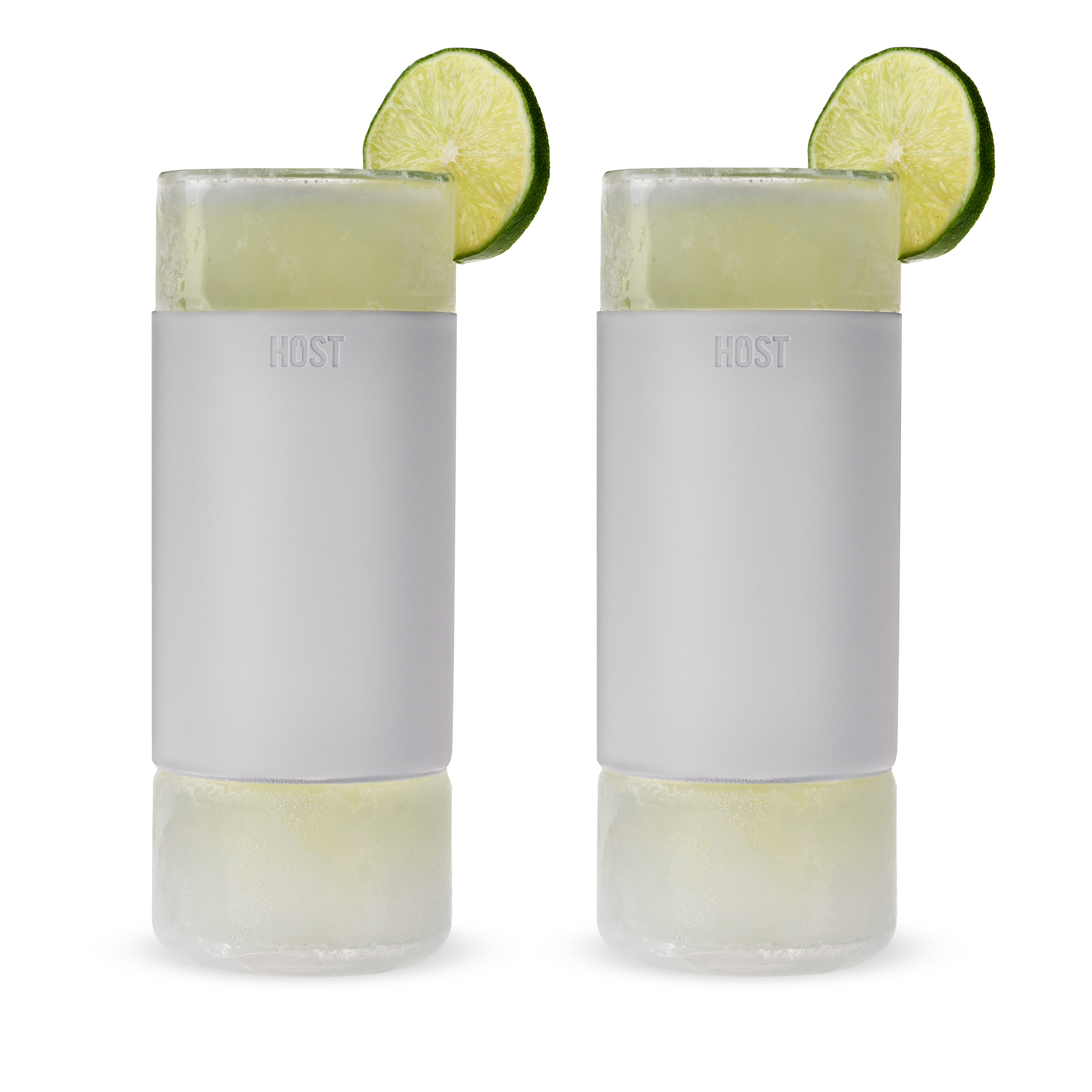 Glass Highball FREEZE™ in Gray, Set of 2 - MaisonBeach