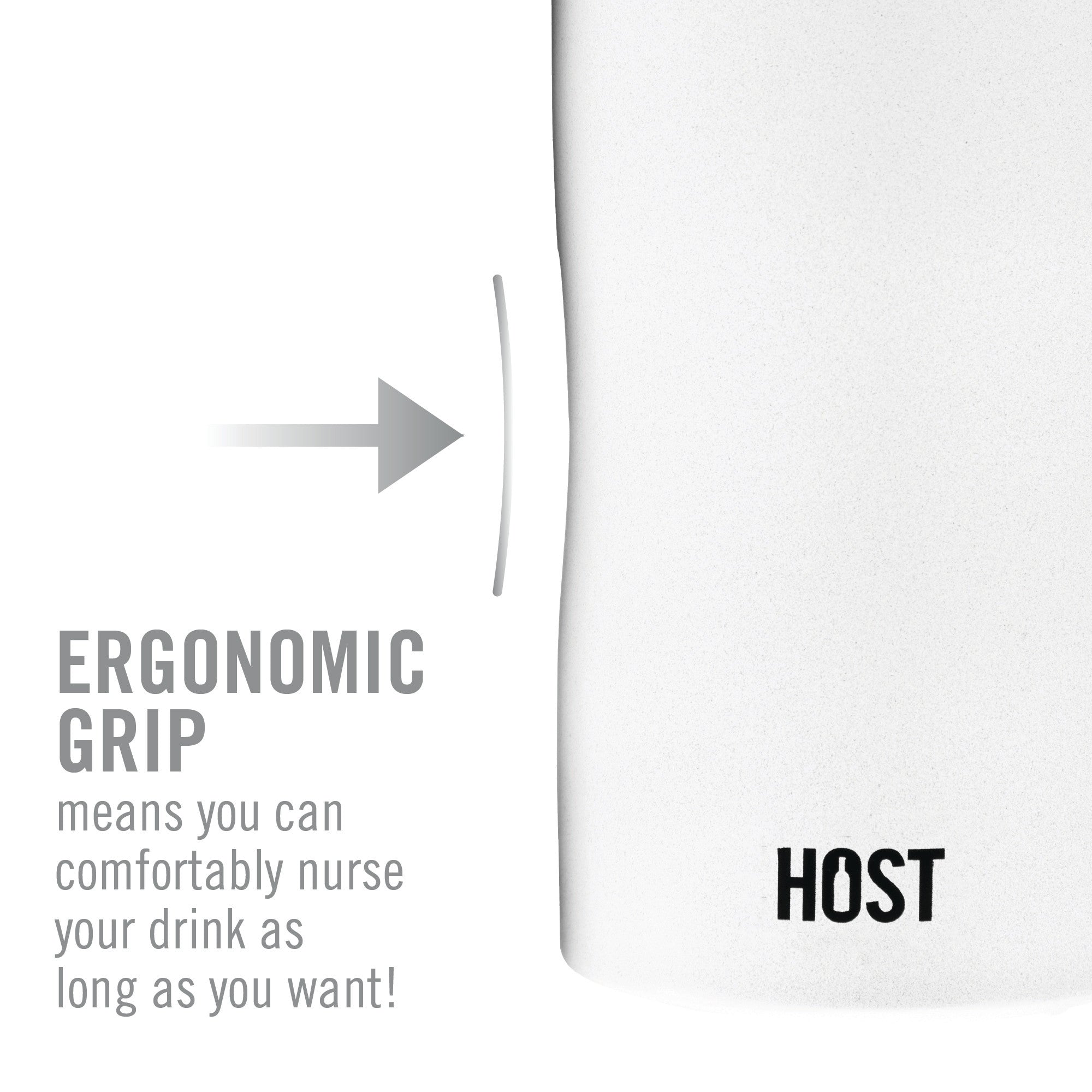 Stay-Chill Slim Can Cooler in Pearl White