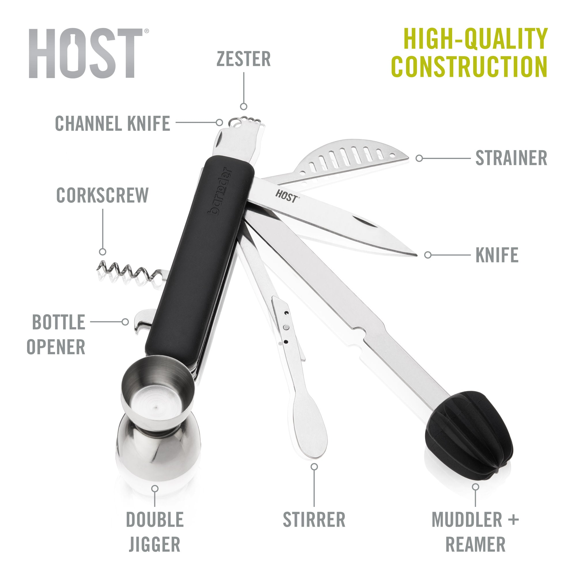 10-in-1 Bartending Tool - MaisonBeach