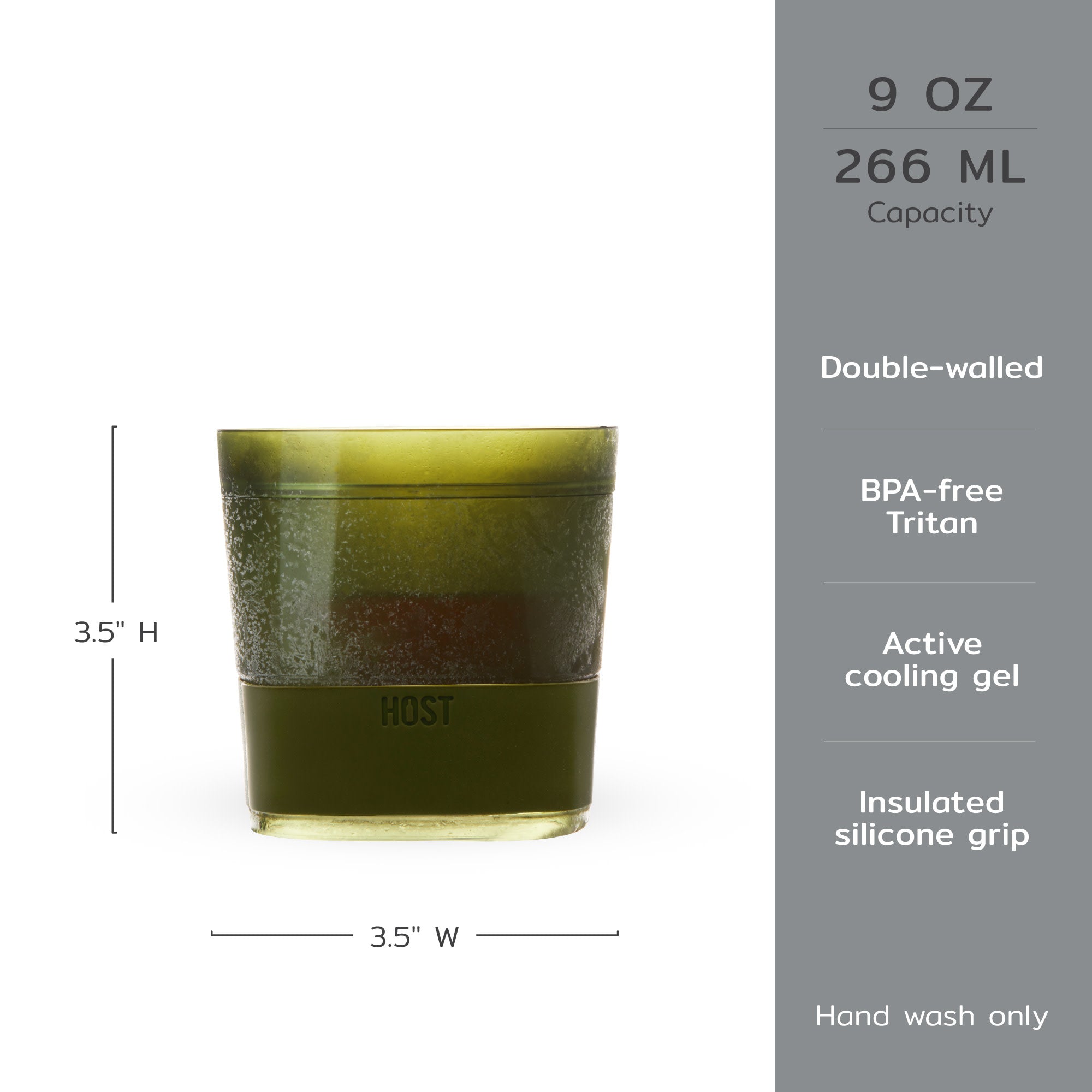 Whiskey FREEZE™ in Olive Green Set of 2