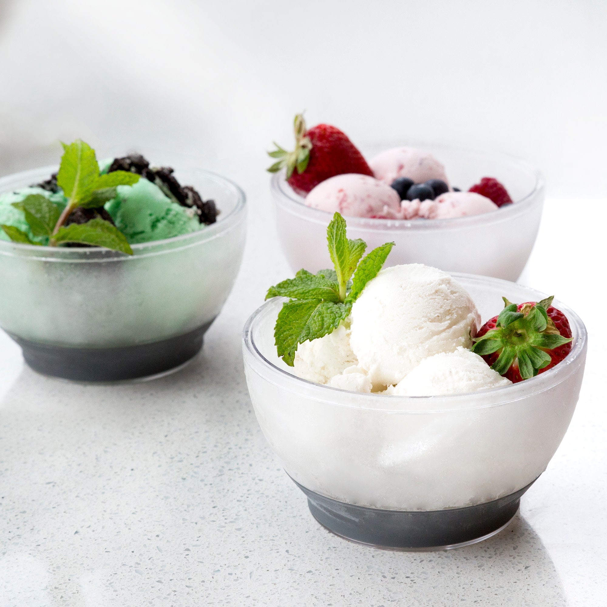 Ice Cream FREEZE™ Bowl in Gray