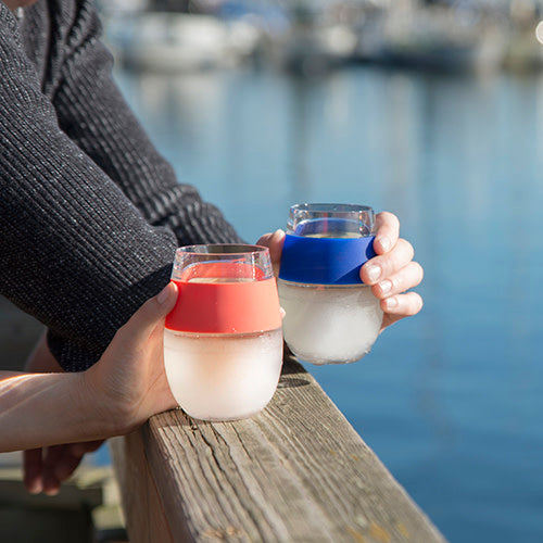 Wine FREEZE™ in Blue, Set of 2