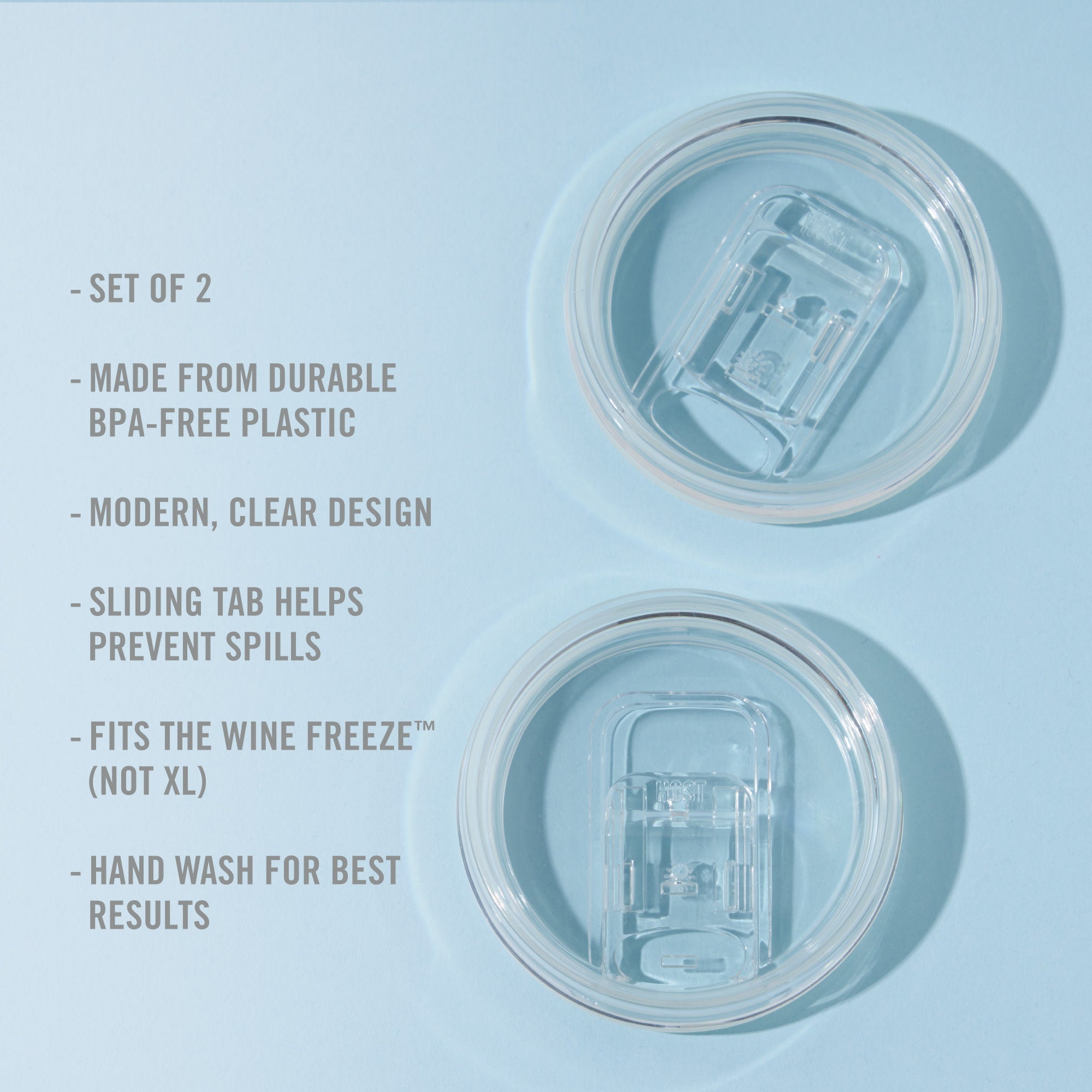Wine FREEZE™ Lids, Set of 2