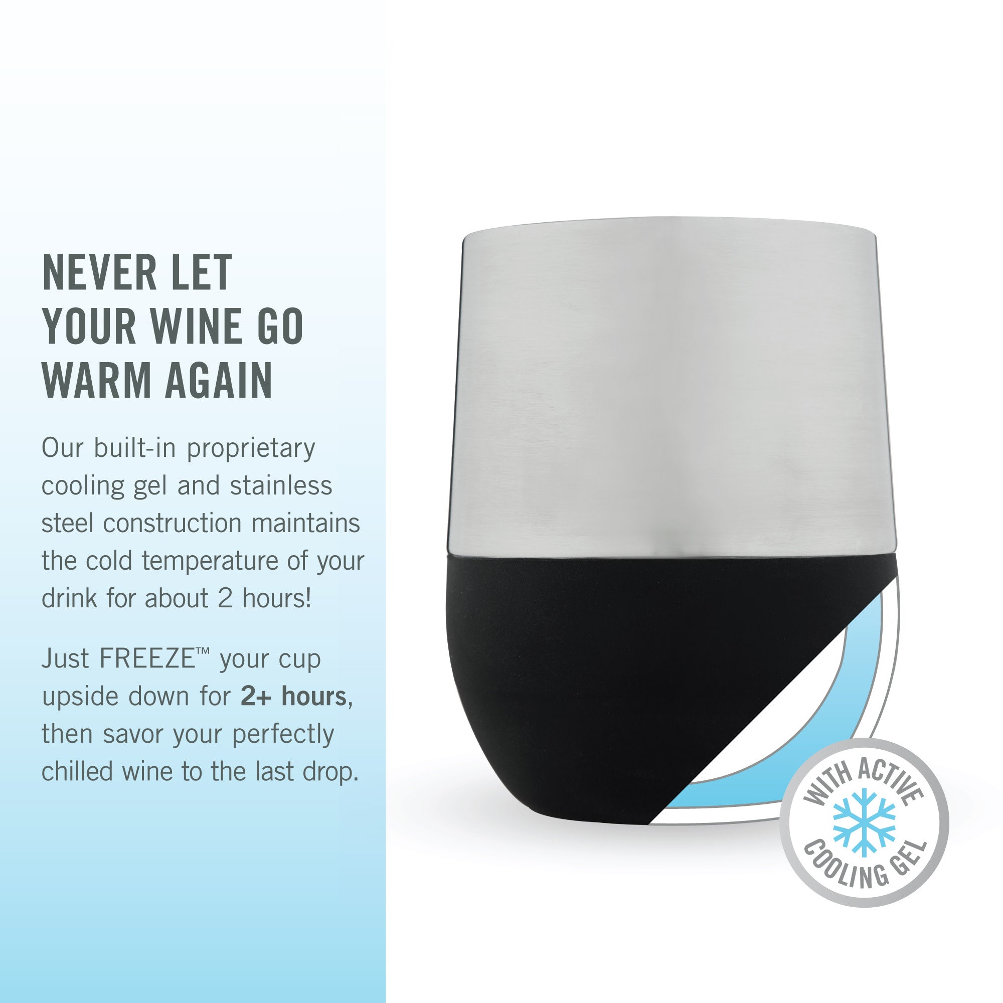 Wine FREEZE™ Pro in Stainless Steel