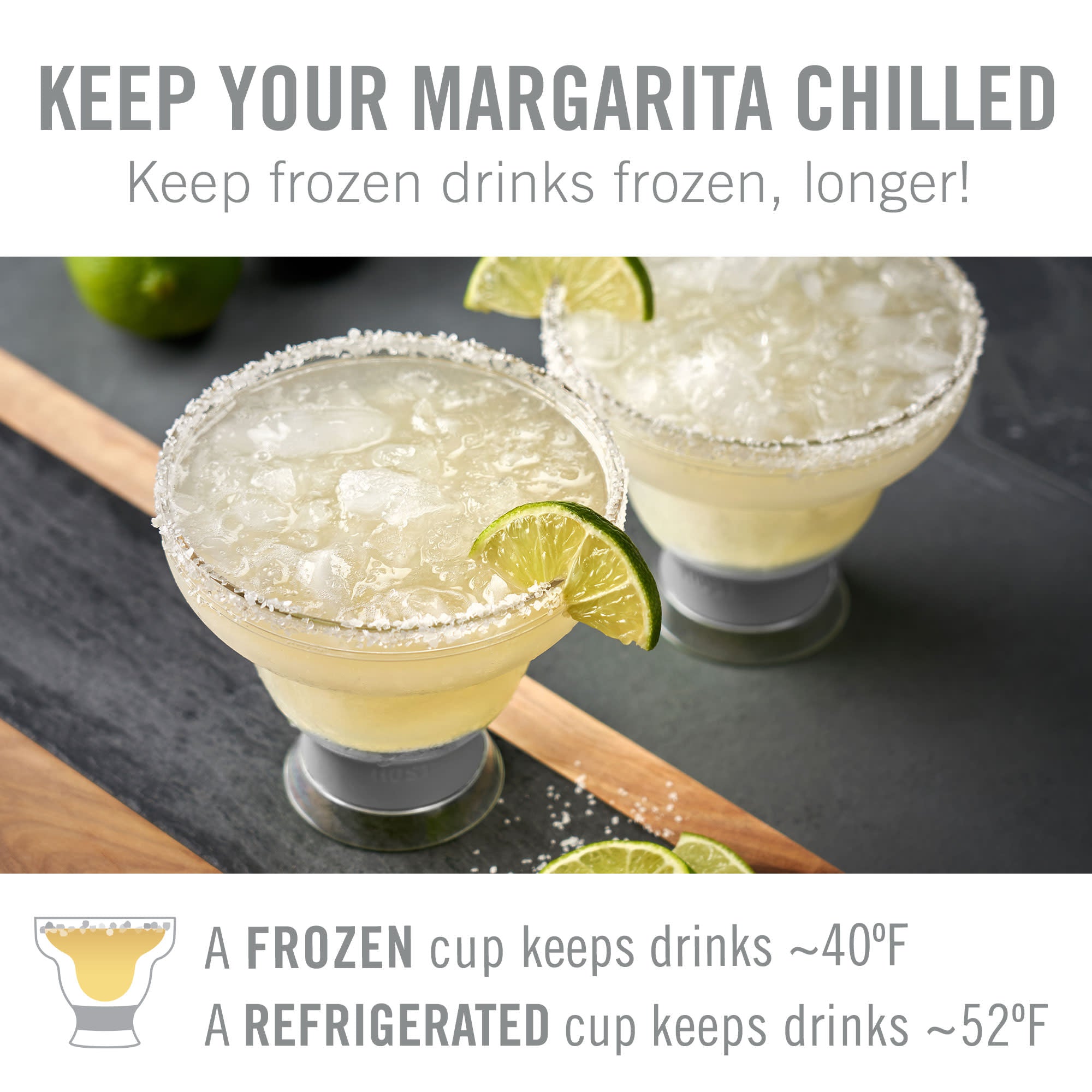 Margarita FREEZE™ in Gray, Set of 2