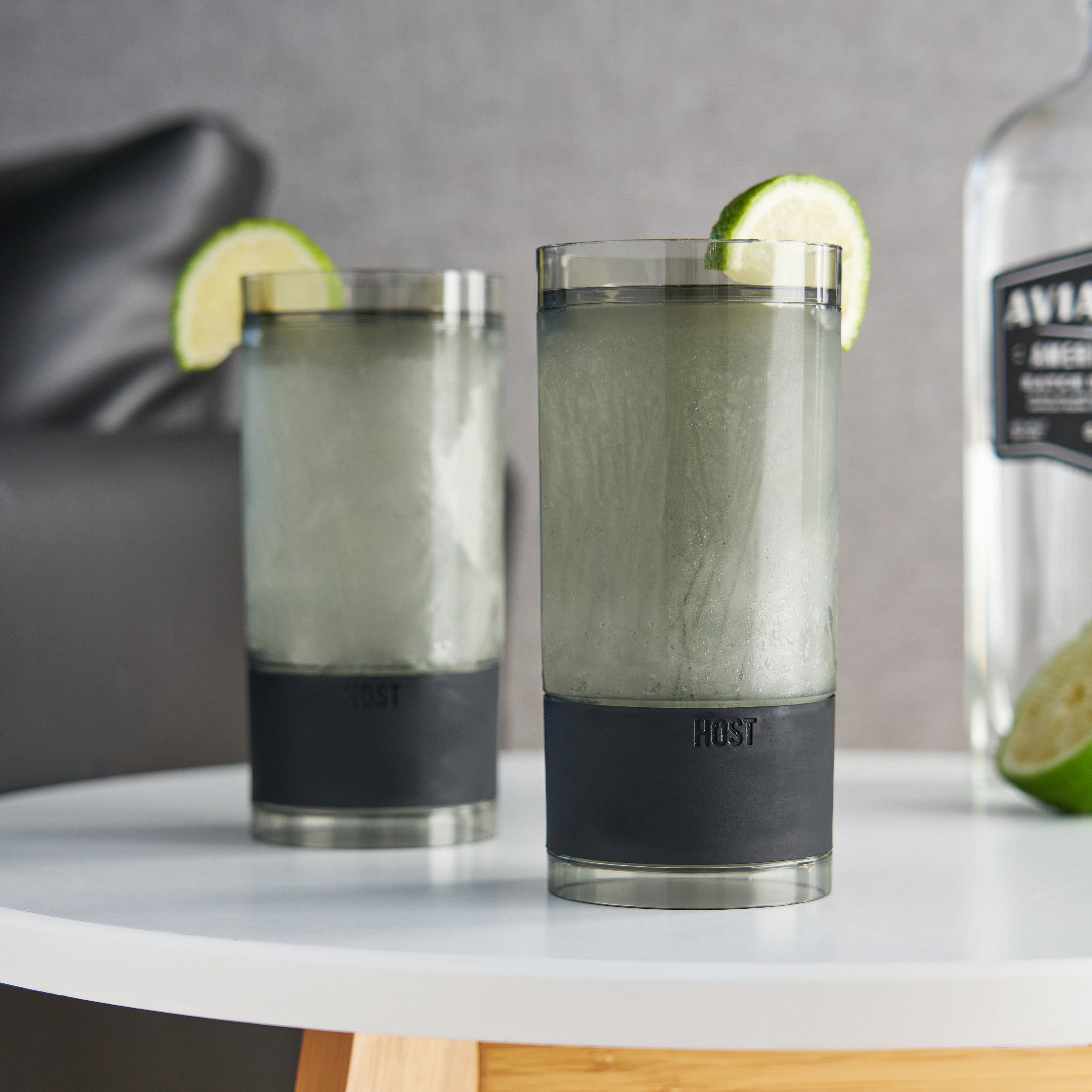 Highball FREEZE™ in Tinted Gray, Set of 2