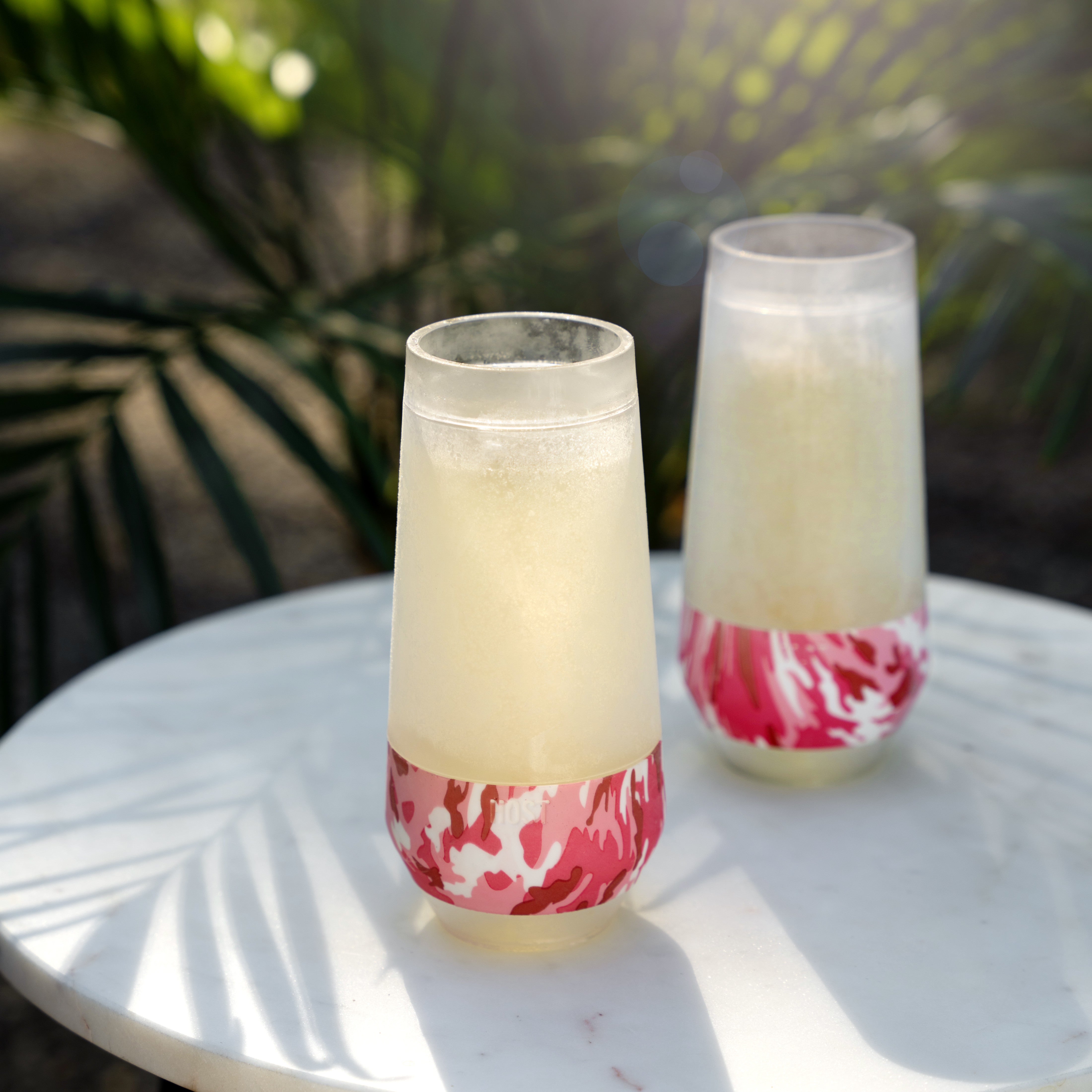 Champagne FREEZE™ in Pink Camo, Set of 2 - MaisonBeach