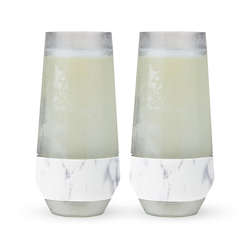 Champagne FREEZE™ in Marble, Set of 2 - MaisonBeach
