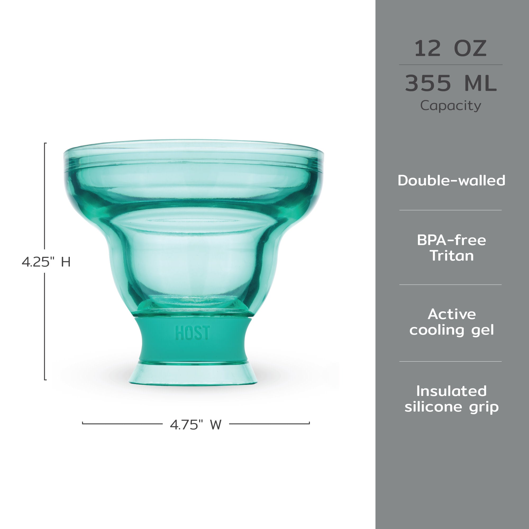 Margarita FREEZE™ in Aqua Blue, Set of 2