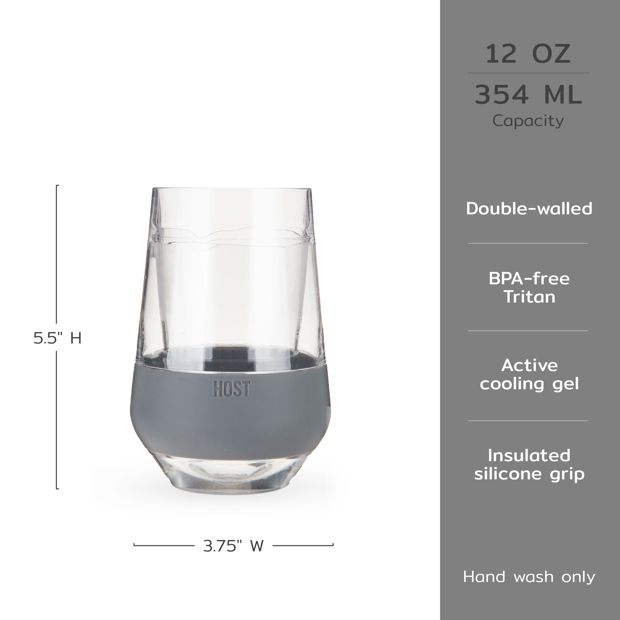 Wine FREEZE™ XL in Gray, Set of 2