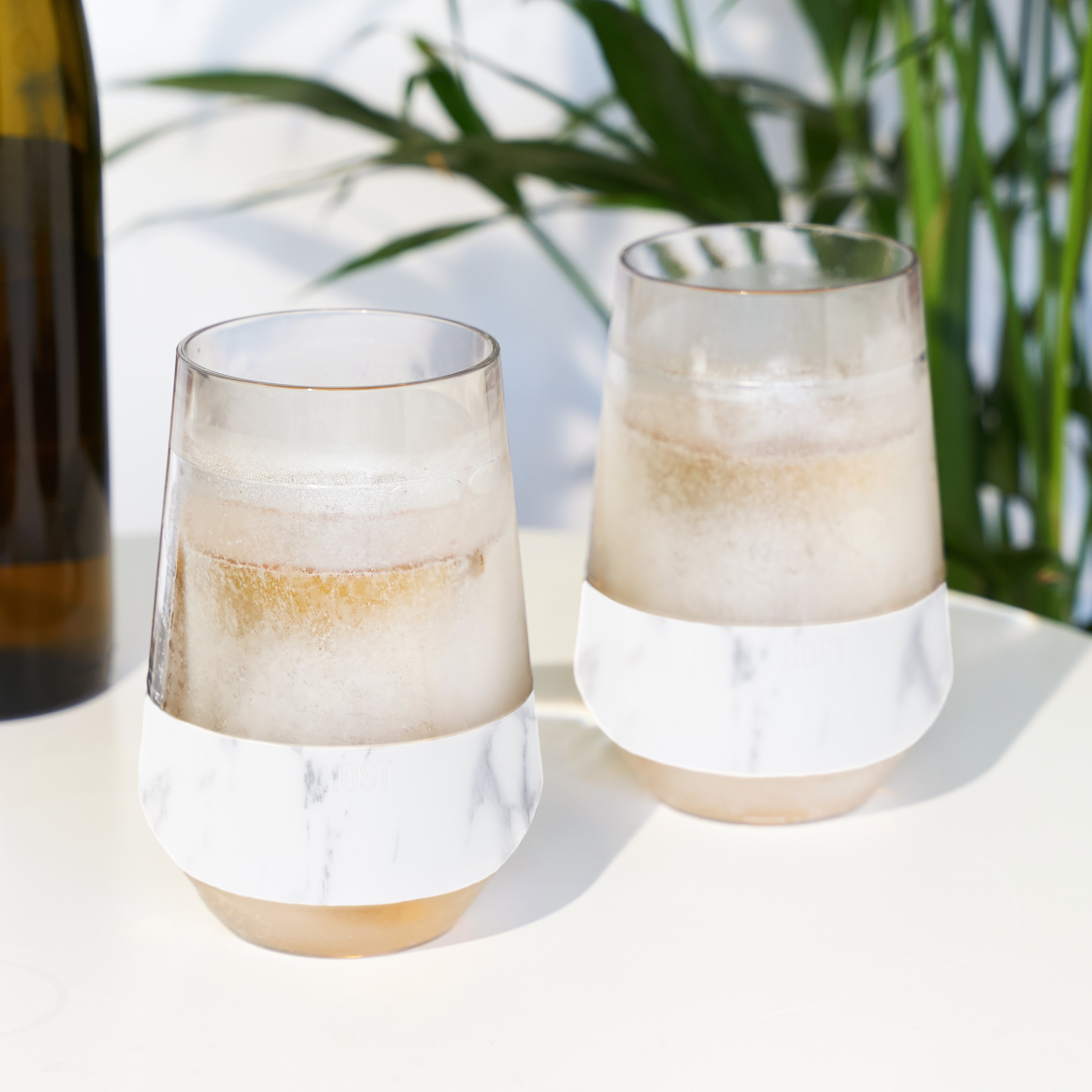 Wine FREEZE™ XL in Marble, Set of 2 - MaisonBeach
