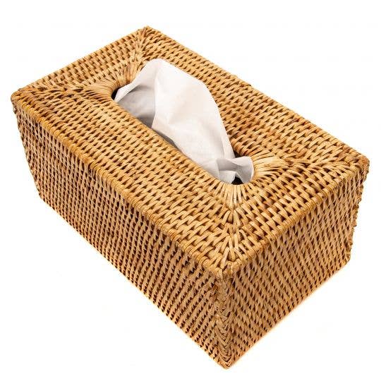 Artifacts Trading Company - Artifacts Rattan Rectangular Tissue Box Cover - MaisonBeach