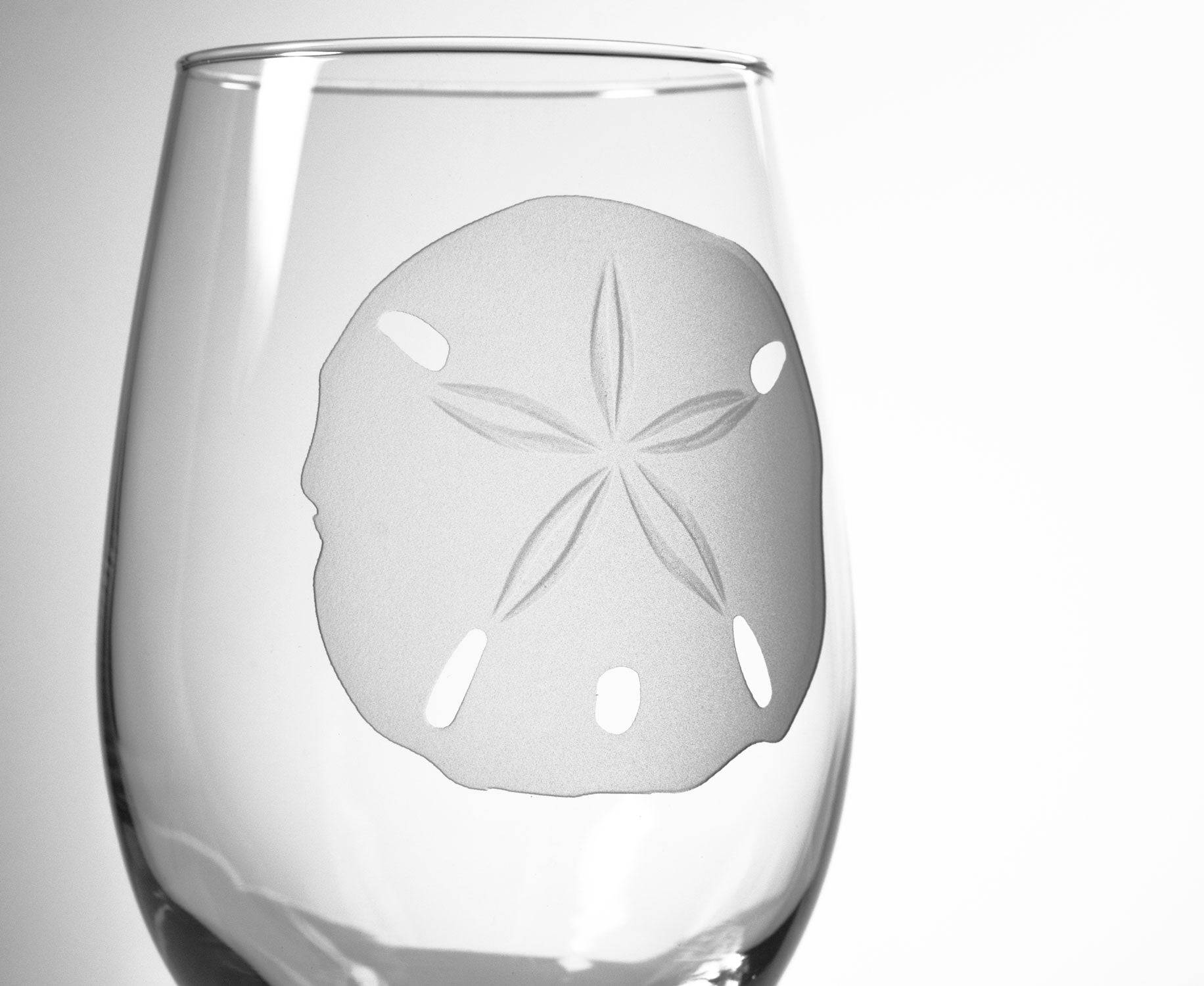 Sand Dollar 18oz. All Purpose Wine Glasses-Set of 4 - MaisonBeach