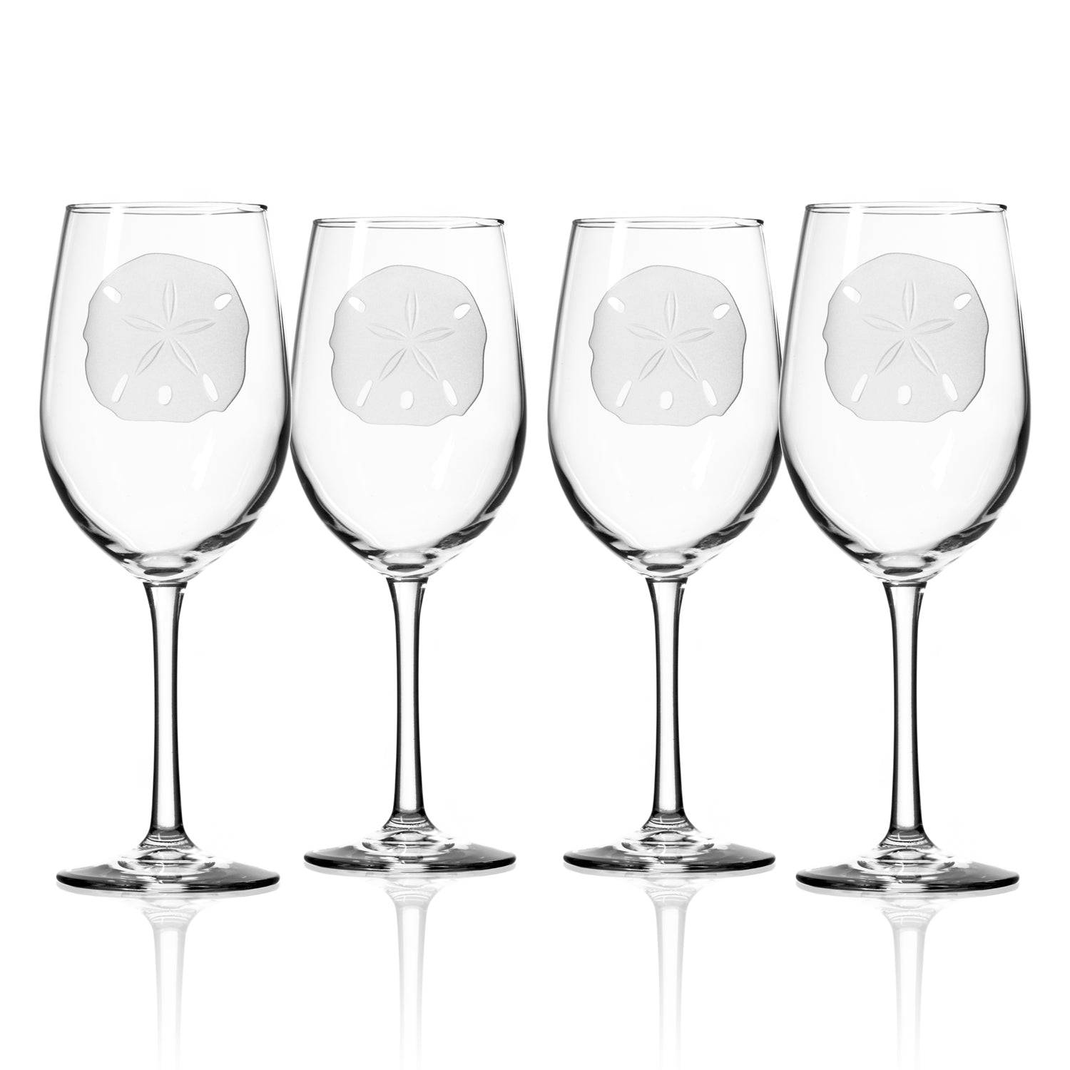 SAND DOLLAR 12OZ WHITE WINE-Set of 4 - MaisonBeach