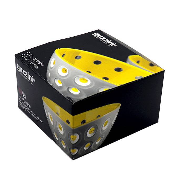 Le Murrine Grey & Yellow Mini Bowls-Set of 2 - MaisonBeach