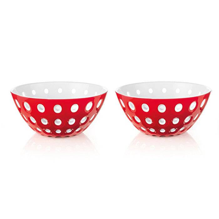 Le Murrine Red & White Mini Bowls-Set of 2 - MaisonBeach