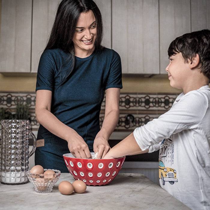 Le Murrine Red & White Large Bowl - MaisonBeach