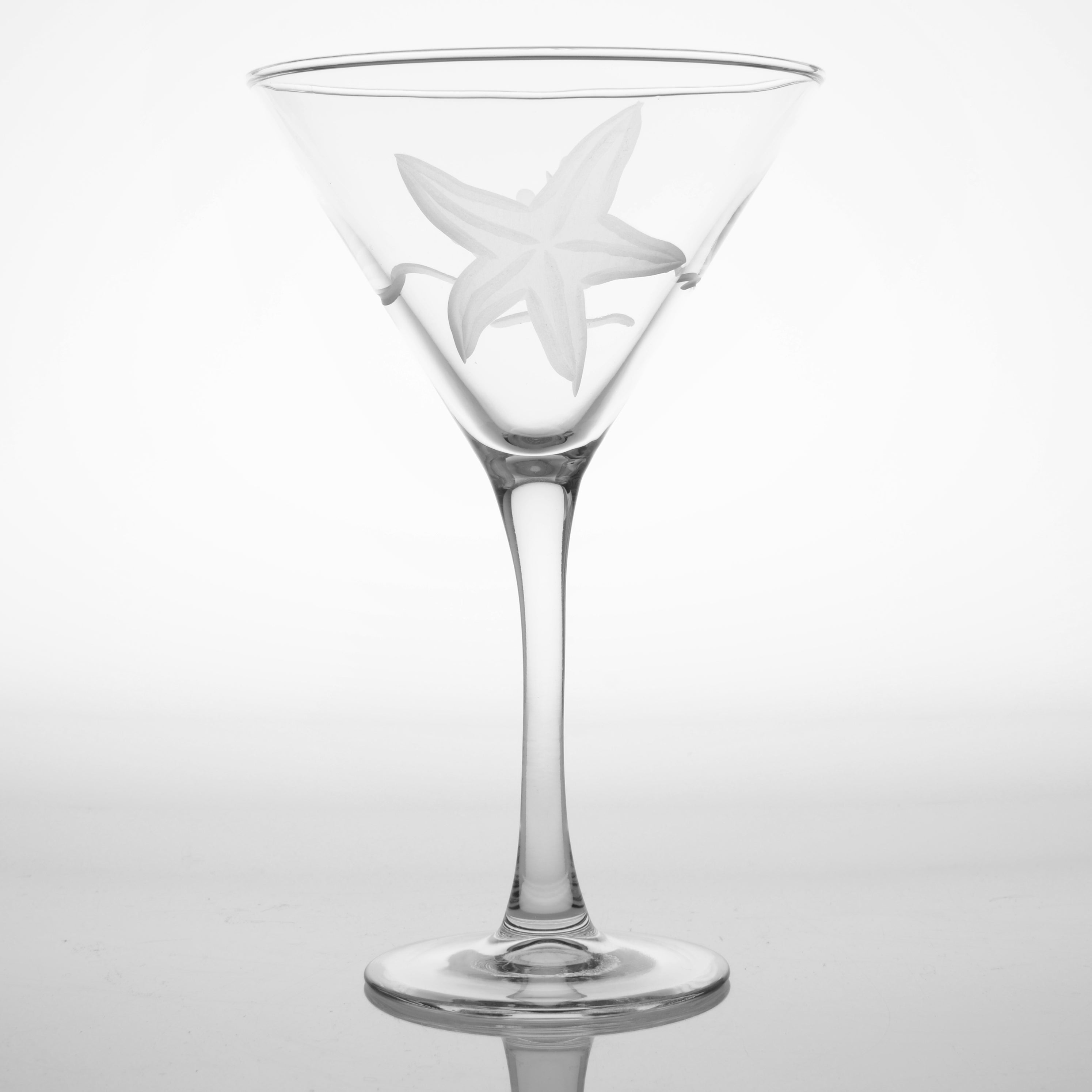 Starfish 10 oz. Martini Glasses -Set of 4 - MaisonBeach