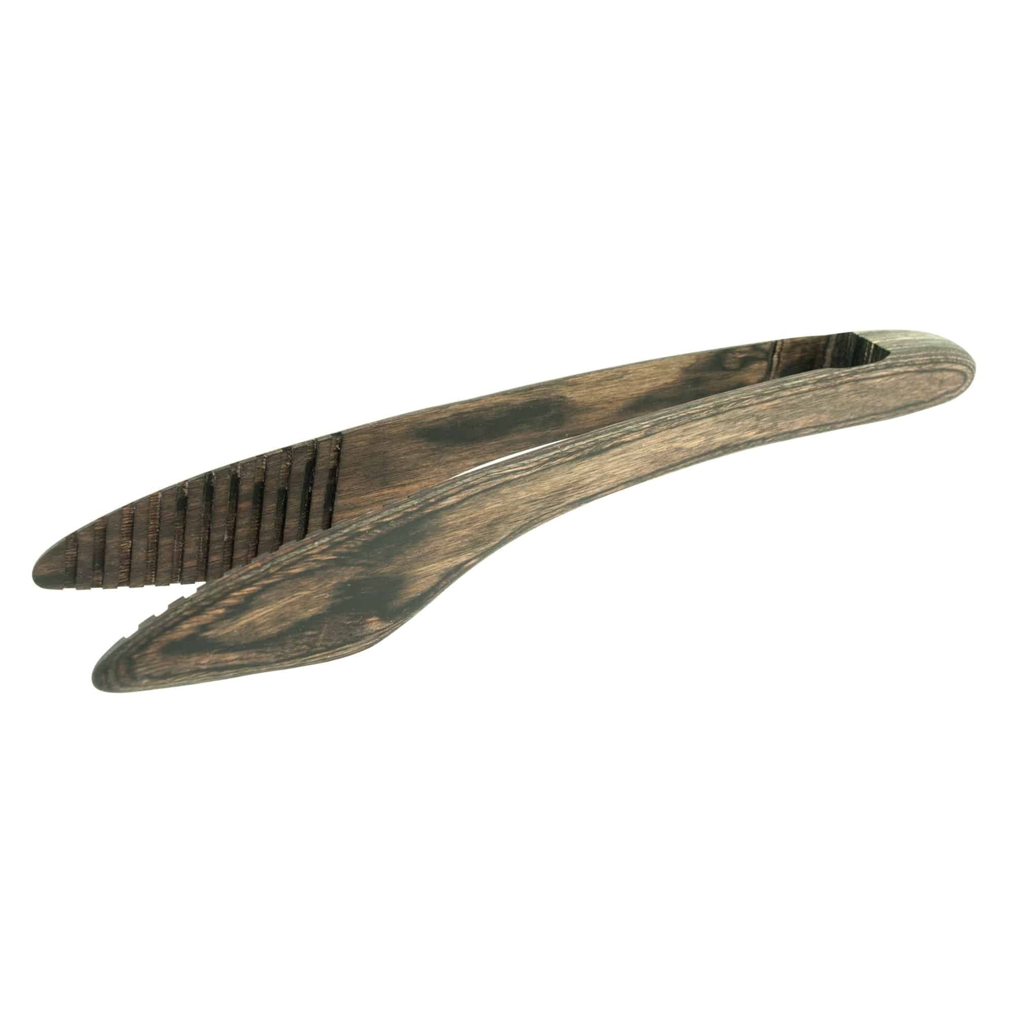 Black Pakka Wood 12" Salad Tong - MaisonBeach