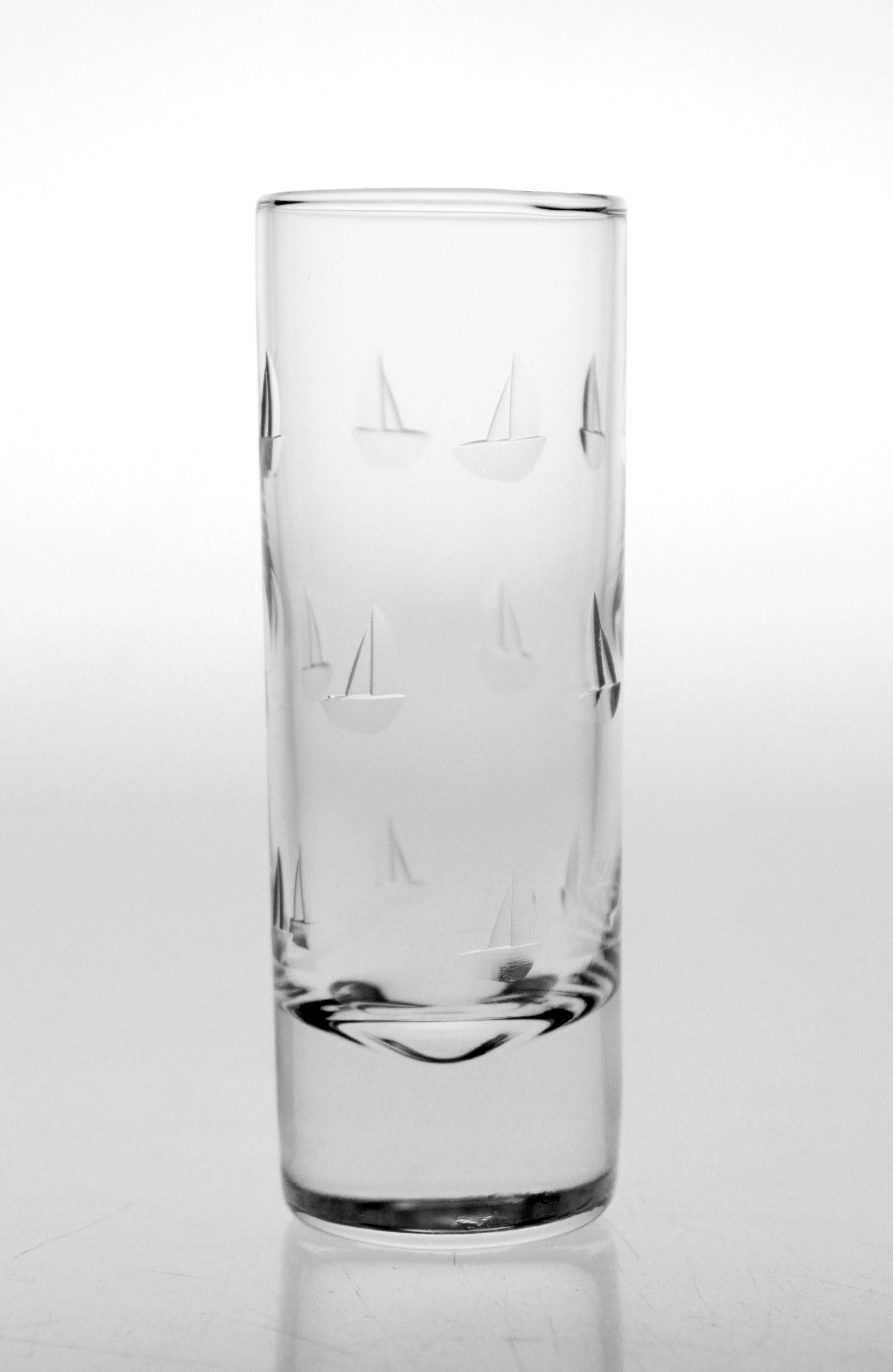 Sailing 2.5oz. Vodka/Tequila/Cordial Glasses-Set of 4 - MaisonBeach