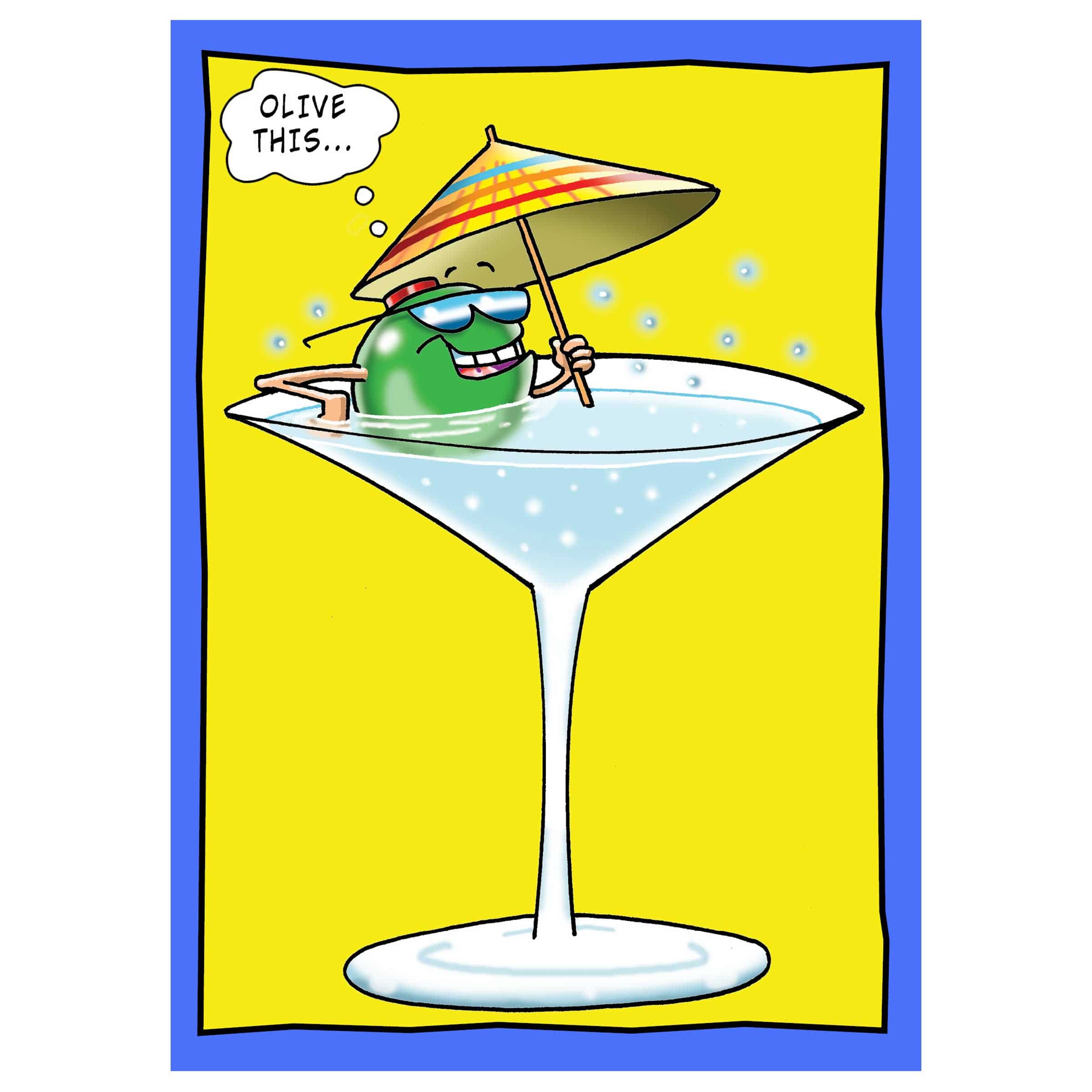 Raspberries - Good Spirits Birthday Card - MaisonBeach