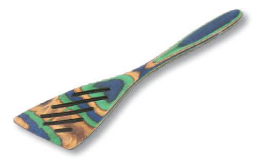 8" Peacock Pakka Mini Slotted Spatula - MaisonBeach