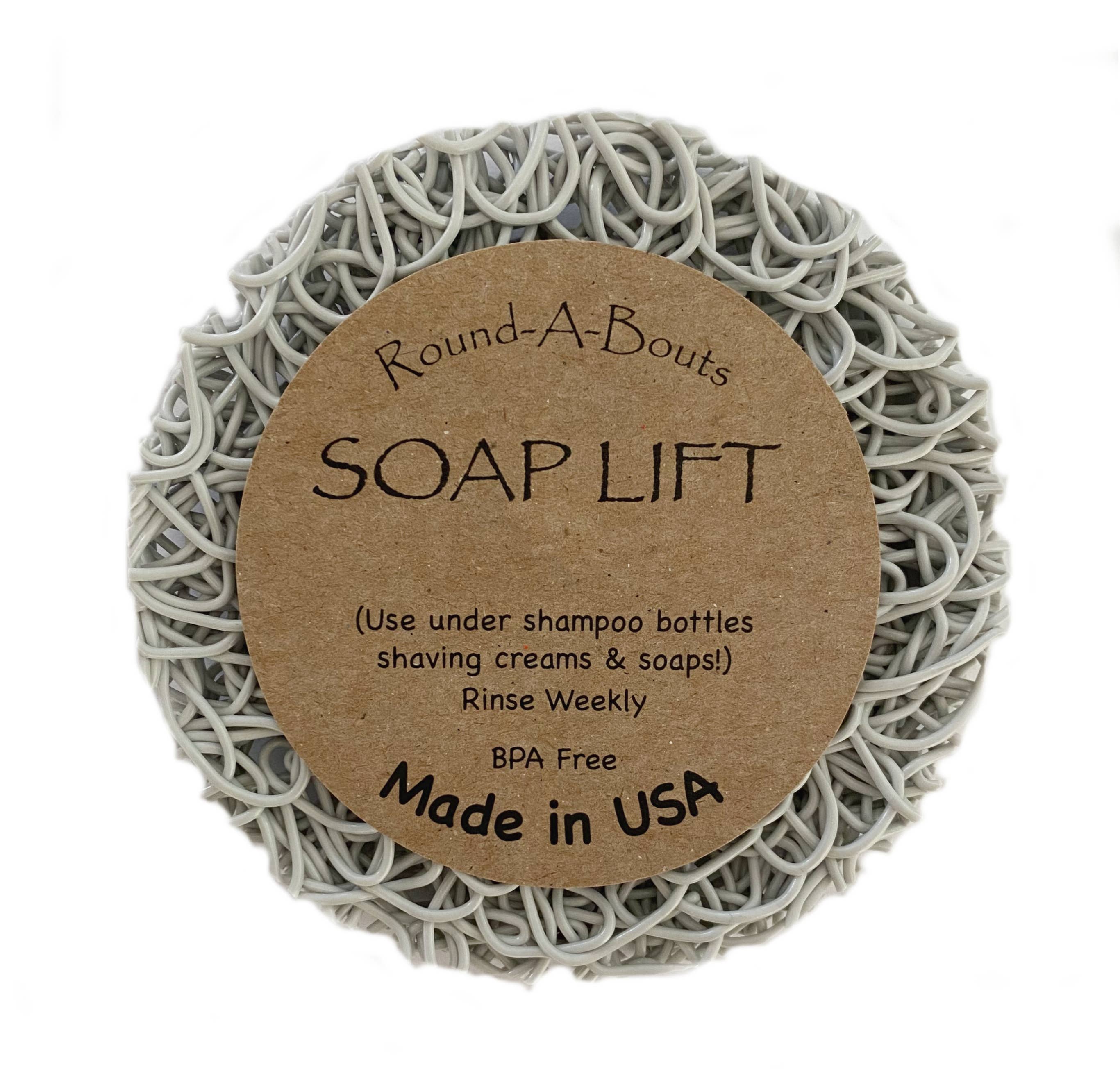 Soap Lift - Round A Bout Soap Lift Soap Saver - Mist (NEW!! Light Gray) - MaisonBeach