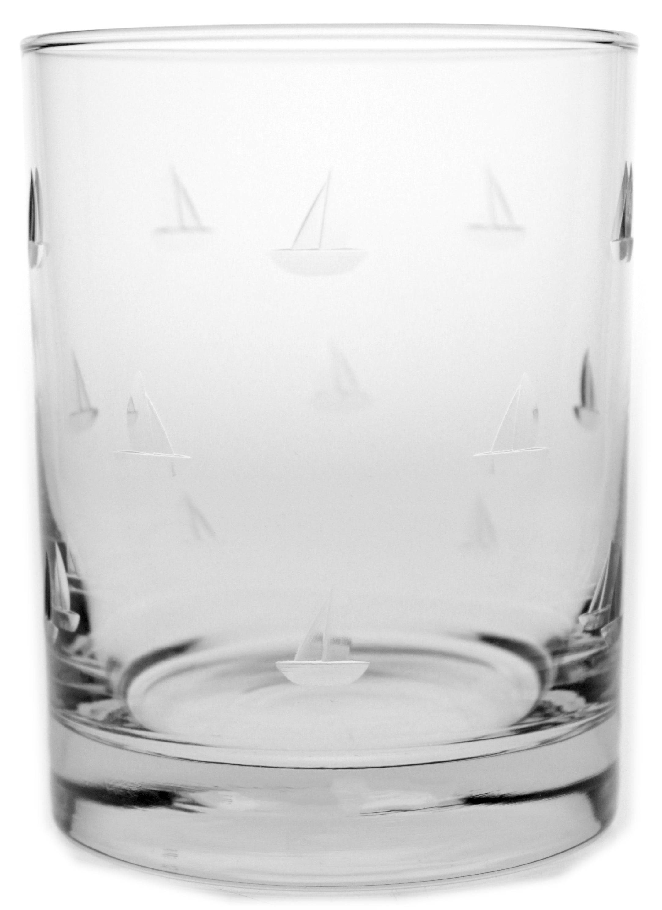 Sailing 14oz. Double Old Fashion-Set of 4 - MaisonBeach